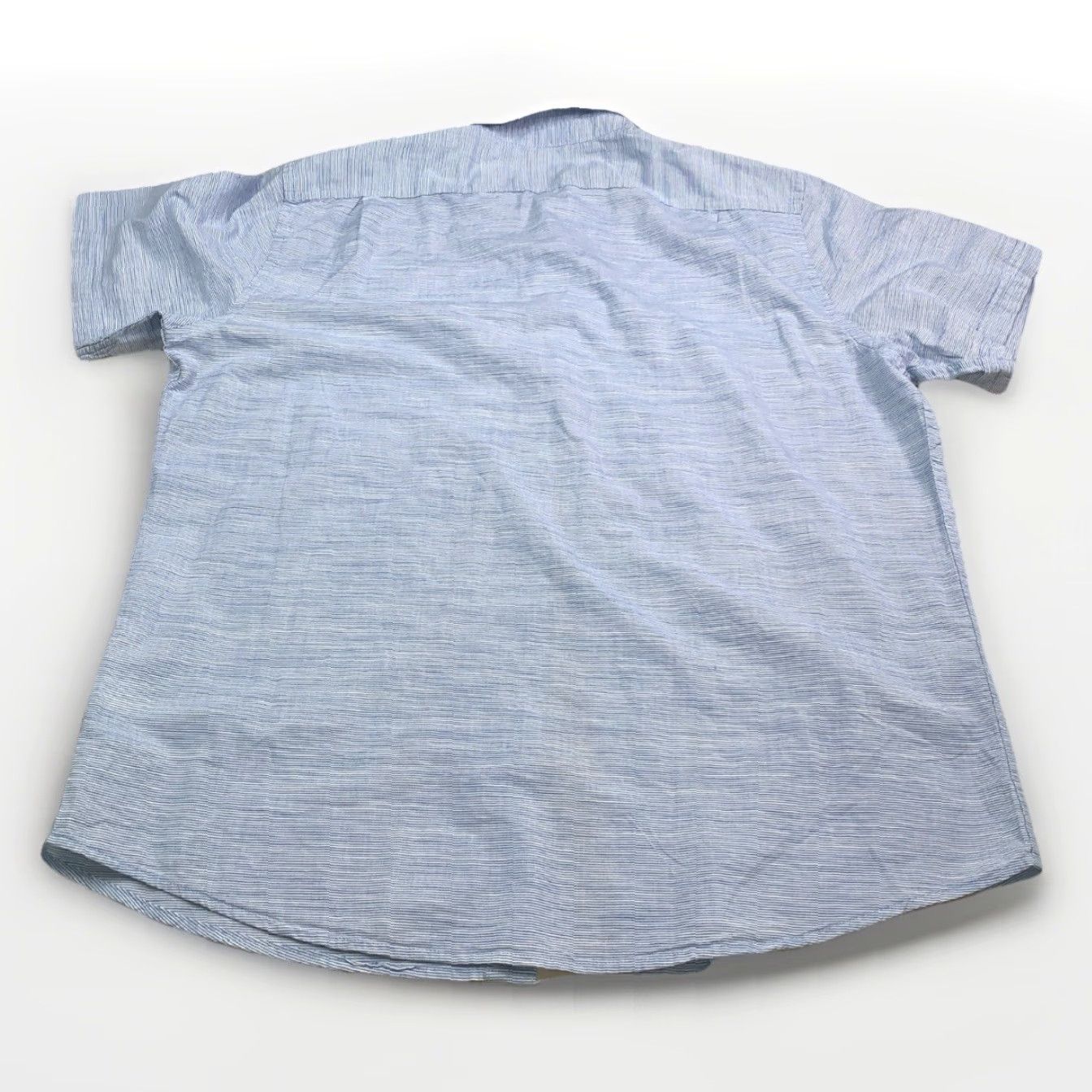 Izod IZOD Saltwater Dockside Woven Oxford Short Sleeve Blue Mens 2XL NWT-12722 Size US 39 - 6 Thumbnail