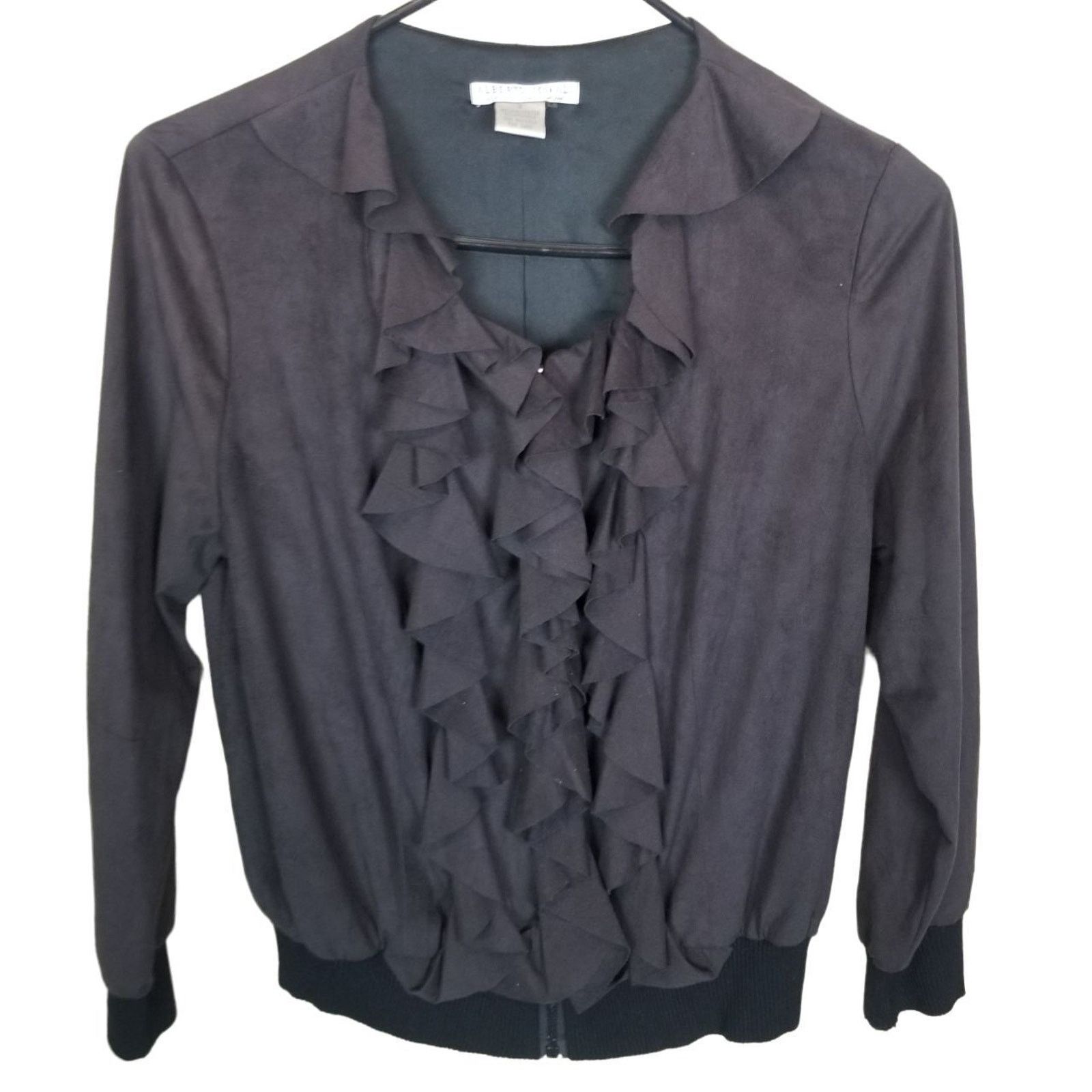 Alberto Alberto Makali Ruffle Jacket ZIp Whimsigoth Fairy Grunge Size S / US 4 / IT 40 - 1 Thumbnail