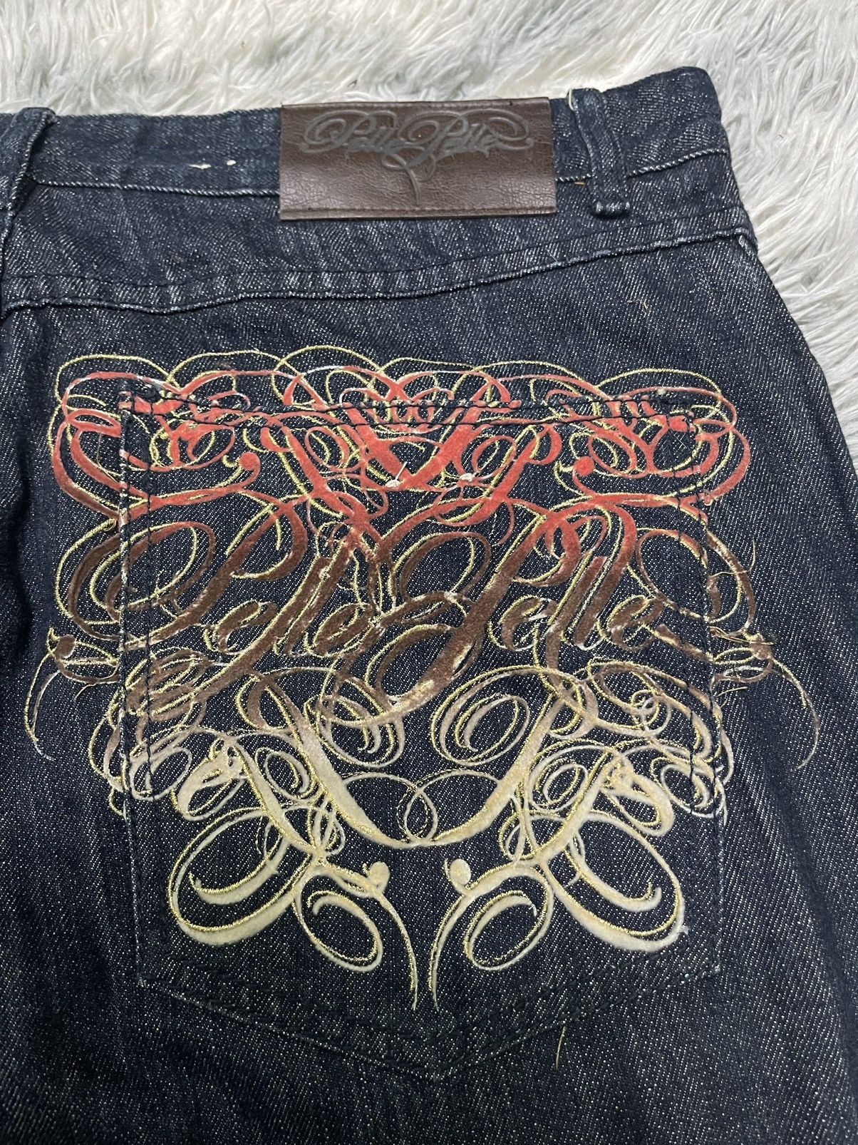 Pelle Pelle VINTAGE PELLE PELLE BAGGY PANT POCKET DESIGN Size US 41 - 22 Thumbnail