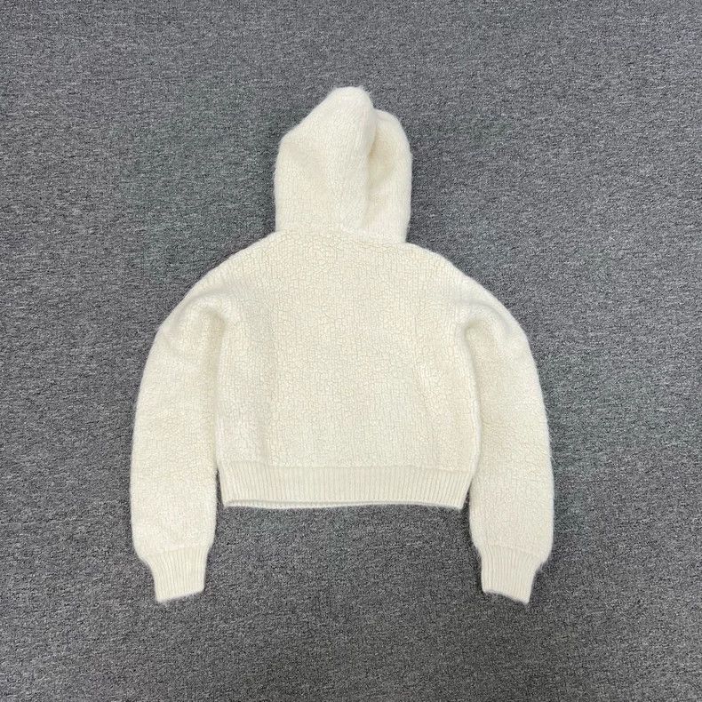 Celine Celine White Alpaca Hooded Sweater 2501-Nextarrow Size US XS / EU 42 / 0 - 3 Thumbnail