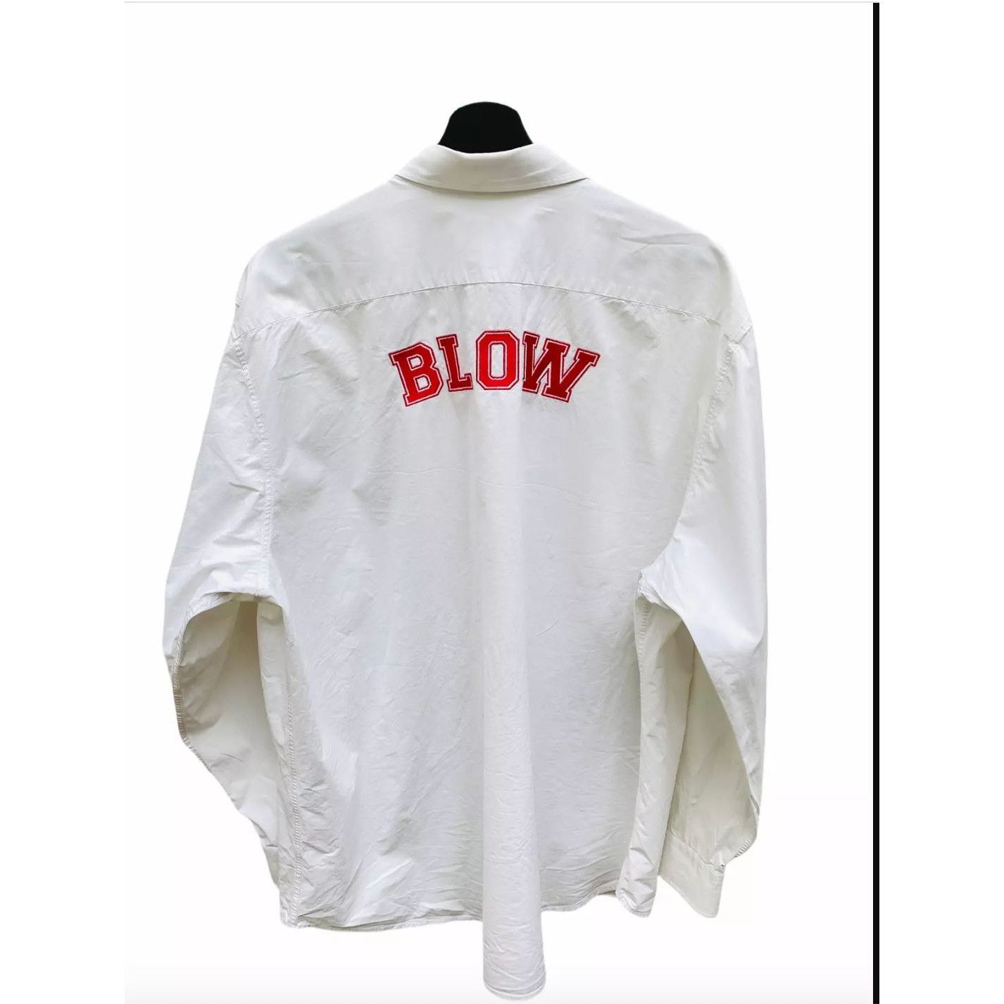 Raf Simons FW 2017 Oversized Blow White Shirt Size US M / EU 48-50 / 2 - 1 Thumbnail