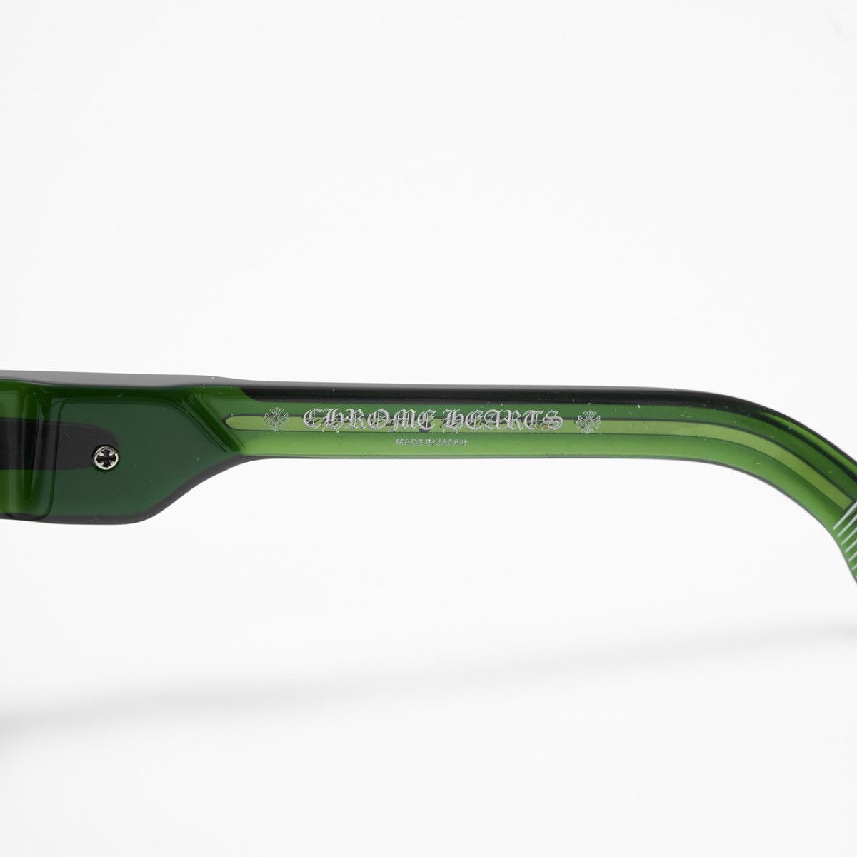 Chrome Hearts CHROME HEARTS GIRTH QUAKE DARK OLIVE SUNGLASSES Size ONE SIZE - 4 Thumbnail