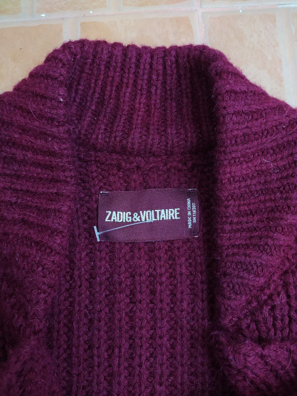 Zadig & Voltaire ZADIG & VOLTAIRE KNIT DISTRESSED SWEATER JACKET SIZE S Size US S / EU 44-46 / 1 - 2 Thumbnail