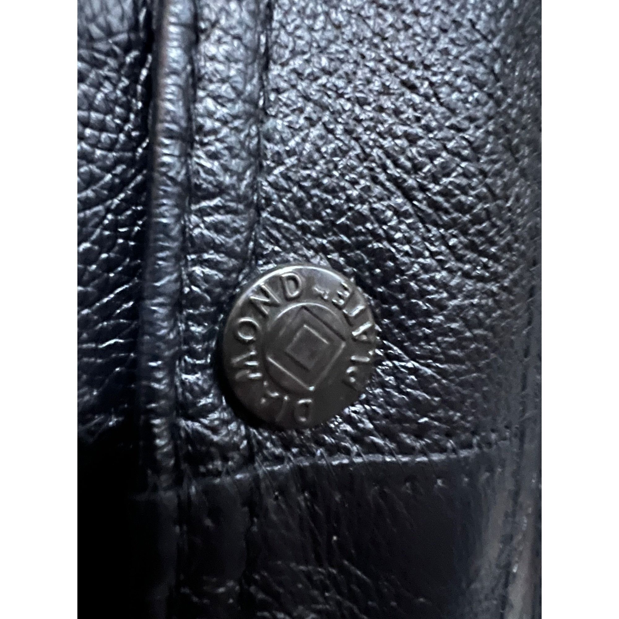 Vintage Diamond Plate Buffalo Mens Black Leather Snap Up Biker Vest Size US XXL / EU 58 / 5 - 12 Thumbnail