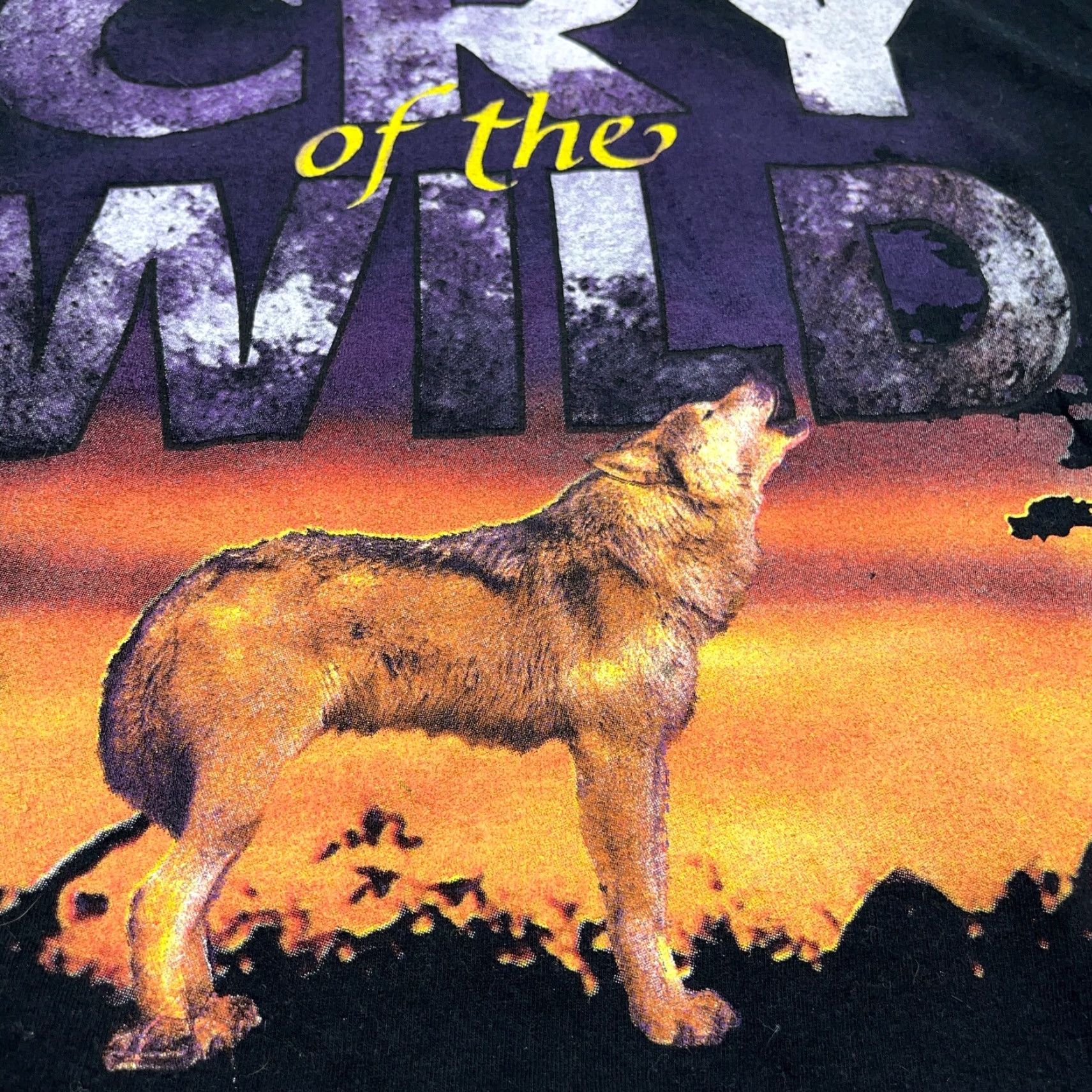 Vintage VINTAGE Nature Shirt Men Large Black Tee All Over Wrap Around 90s Cry Of Wild Size US L / EU 52-54 / 3 - 5 Thumbnail