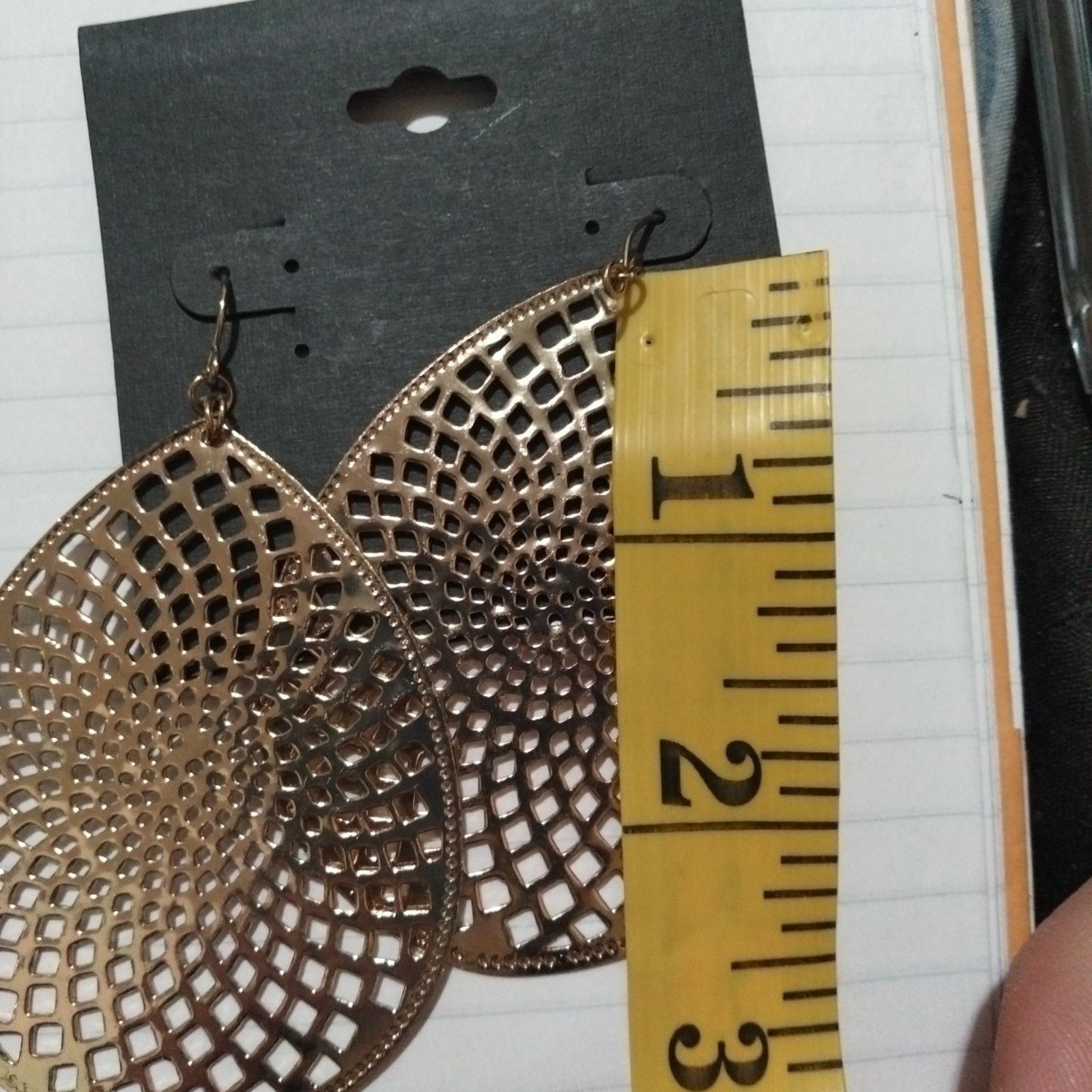 Other Large Bronze Tear Drop Lightweight Earrings Size ONE SIZE - 5 Thumbnail