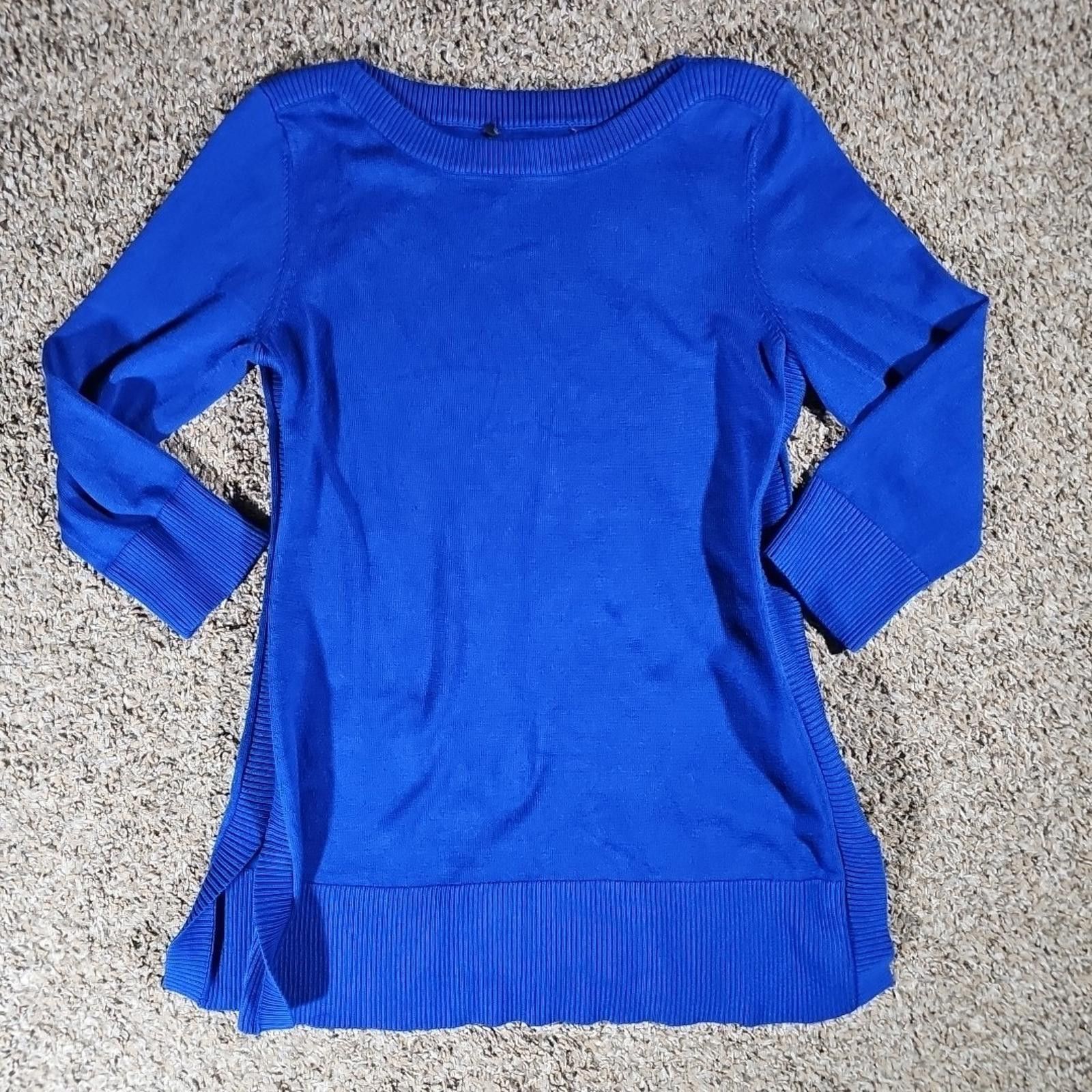 The Unbranded Brand No Brand Blue Light Long Sweater Size M / US 6-8 / IT 42-44 - 1 Thumbnail