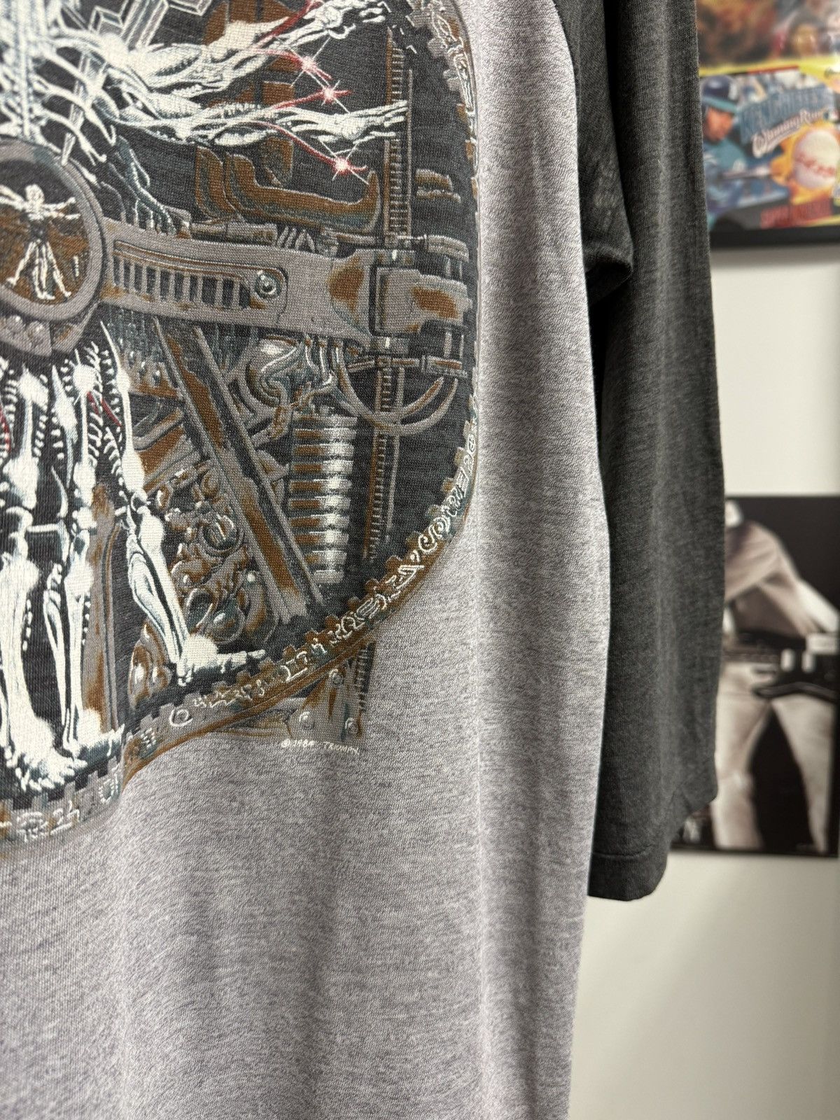 Band Tees × Vintage 1985 Triumph « Thunder » Baseball Tee Size US L / EU 52-54 / 3 - 2 Thumbnail