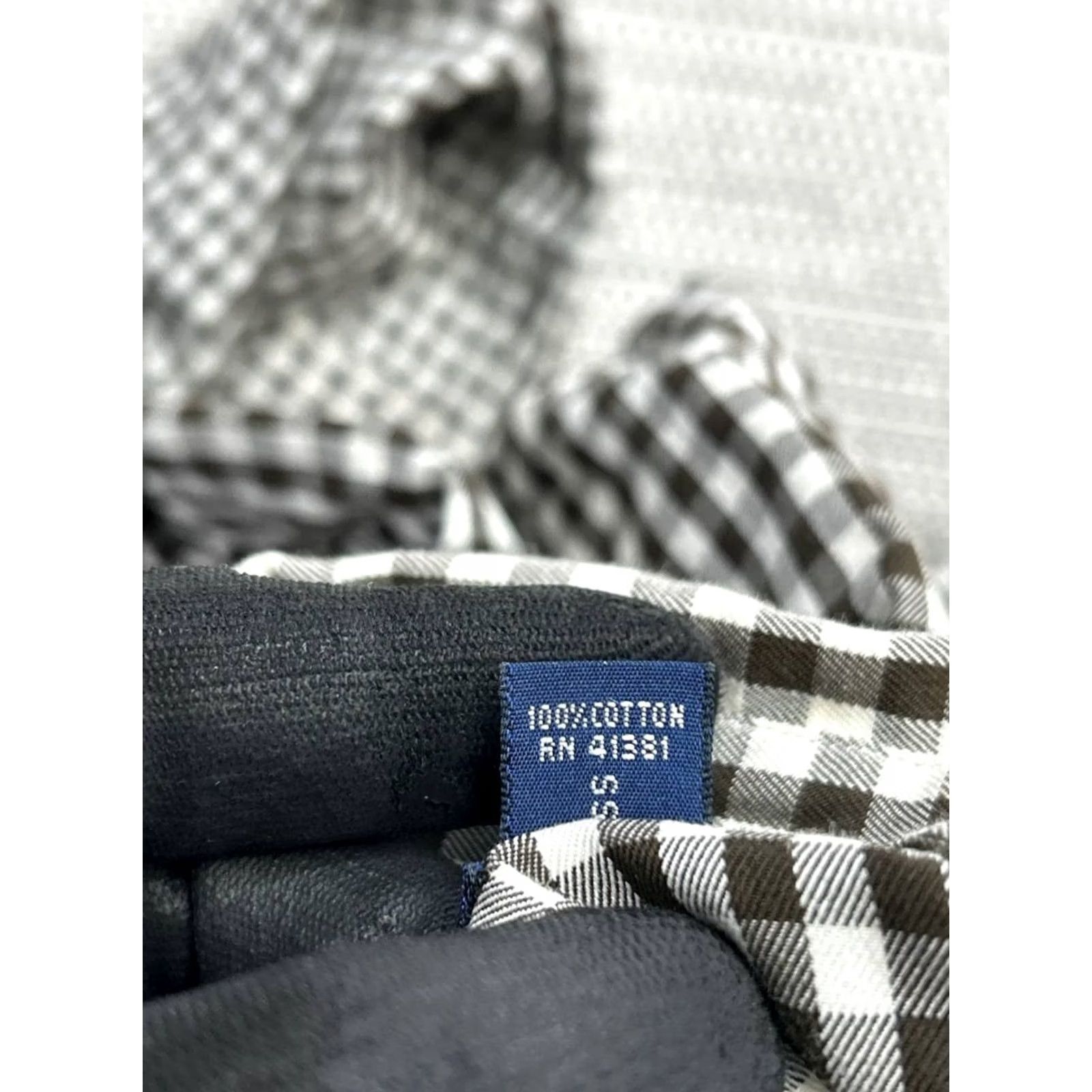 Ralph Lauren Ralph Lauren Golf Shirt Mens Large Black Cotton Gingham Flannel Classic Fit Button-Up Size US L / EU 52-54 / 3 - 5 Thumbnail