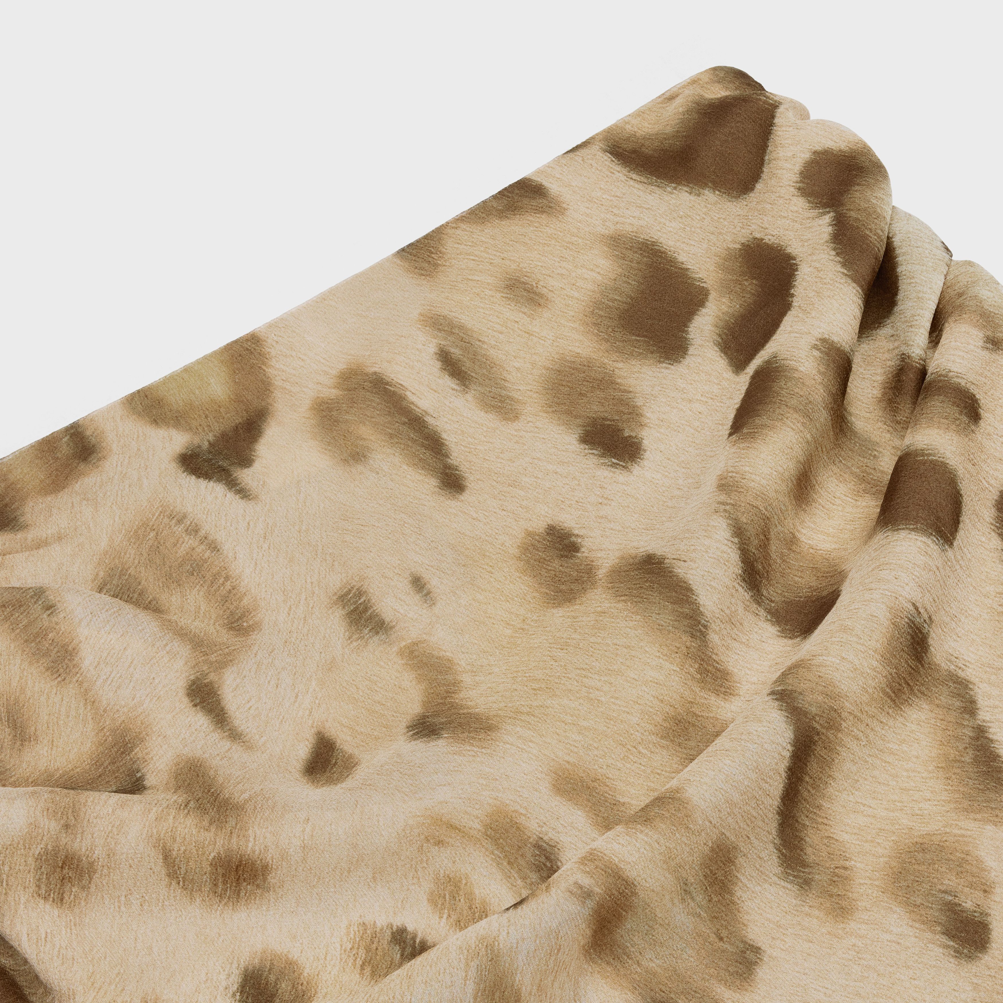 Celine o1bcso1str0824 Hobble Skirt In Muslin in Leopard Size 26" / US 2 / IT 38 - 3 Thumbnail
