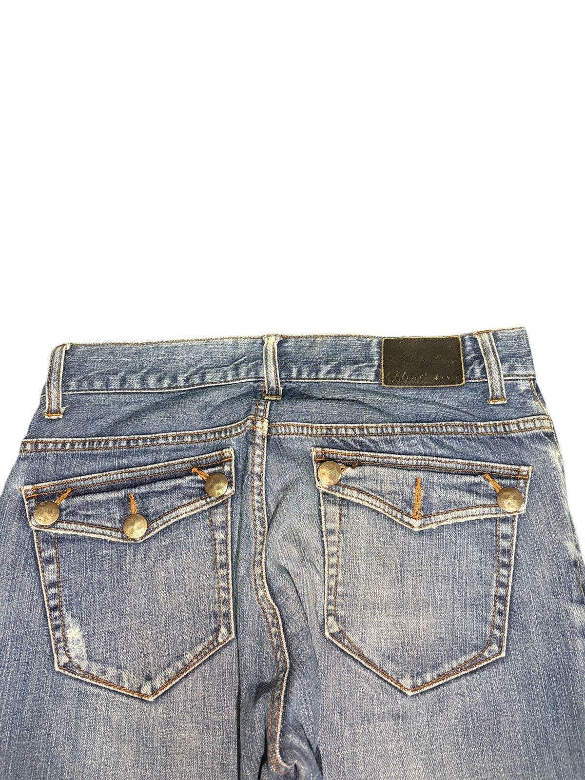 Nicole Club Vintage Seduction de Nicole Distressed Bootcut Jeans Size 29" - 4 Thumbnail