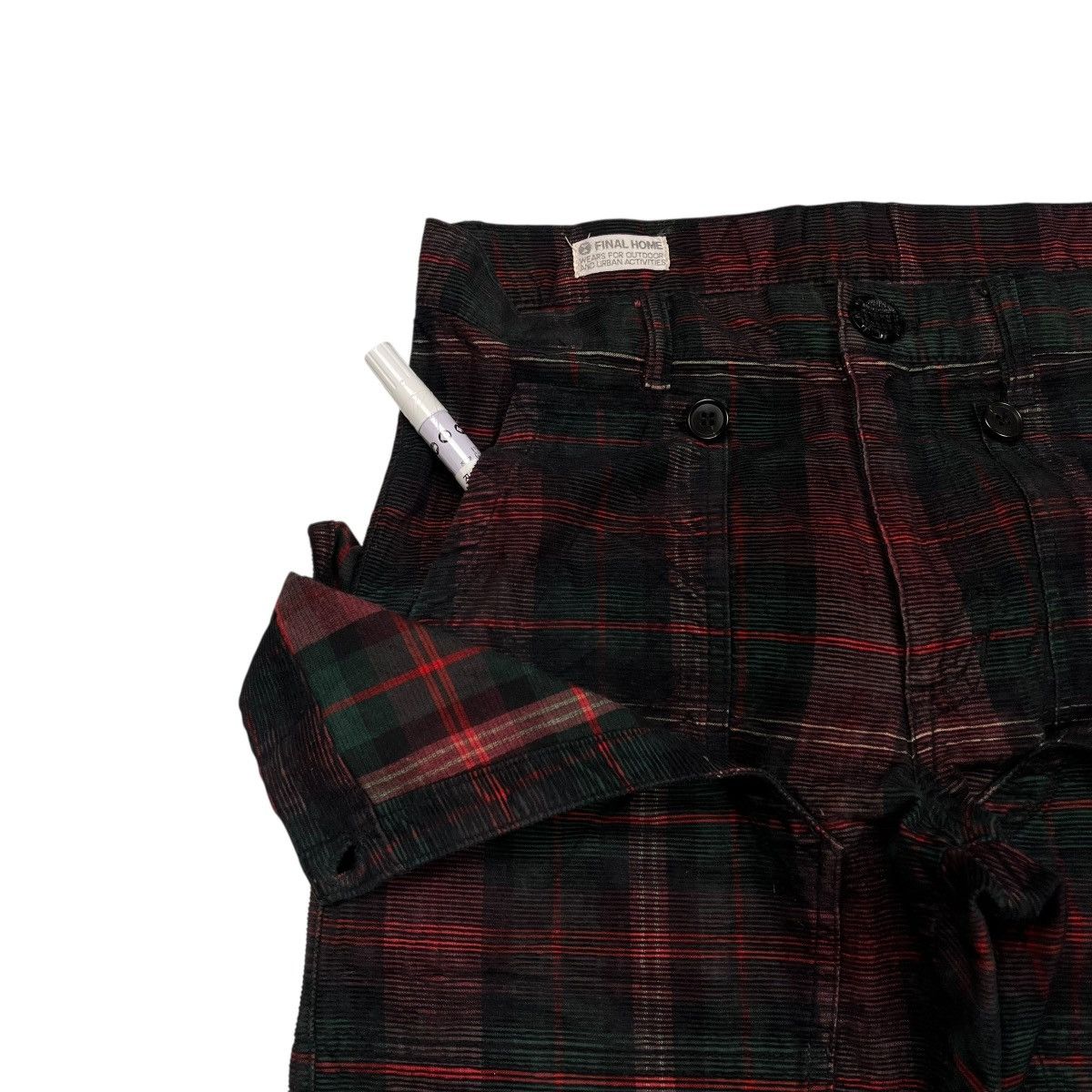 Final Home Vtg Final Homme Multi Pocket Corduroy Pants Size US 30 / EU 46 - 5 Thumbnail