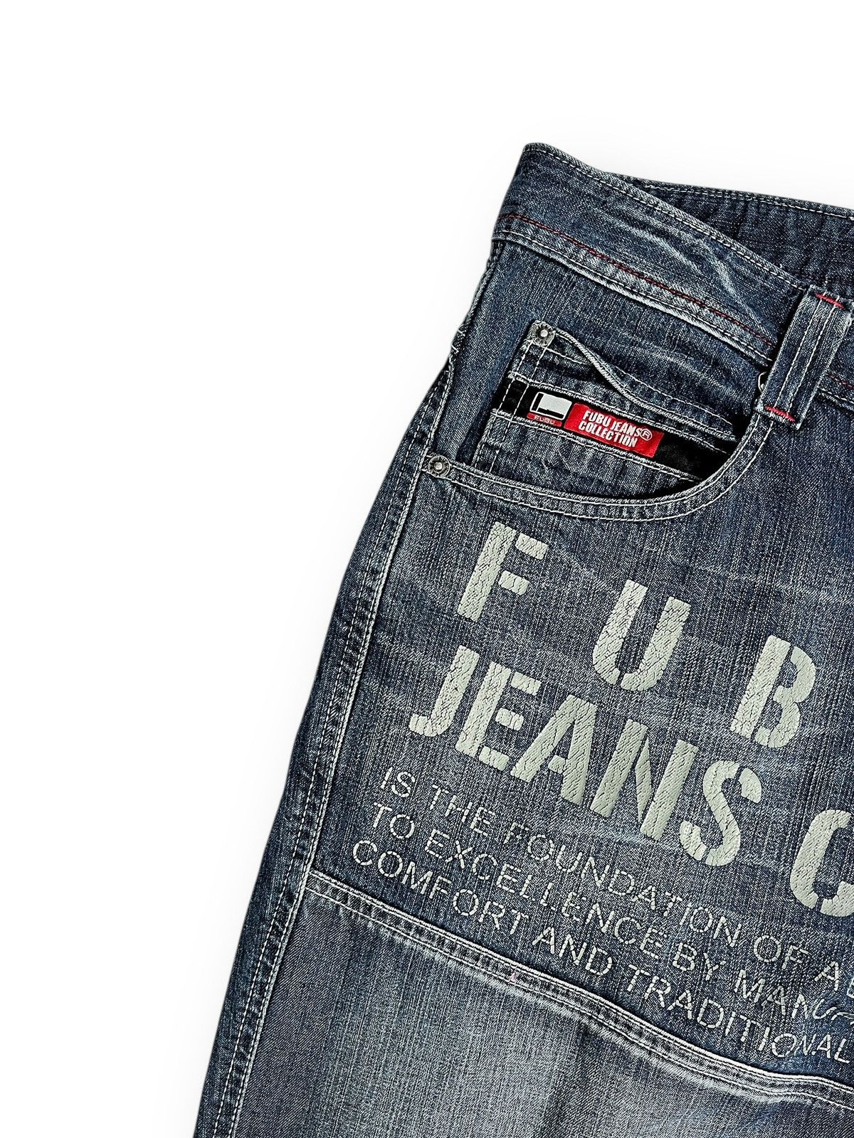 Fubu Fubu Collection Circa 1992 Vintage Denim Pants Size US 36 / EU 52 - 6 Thumbnail