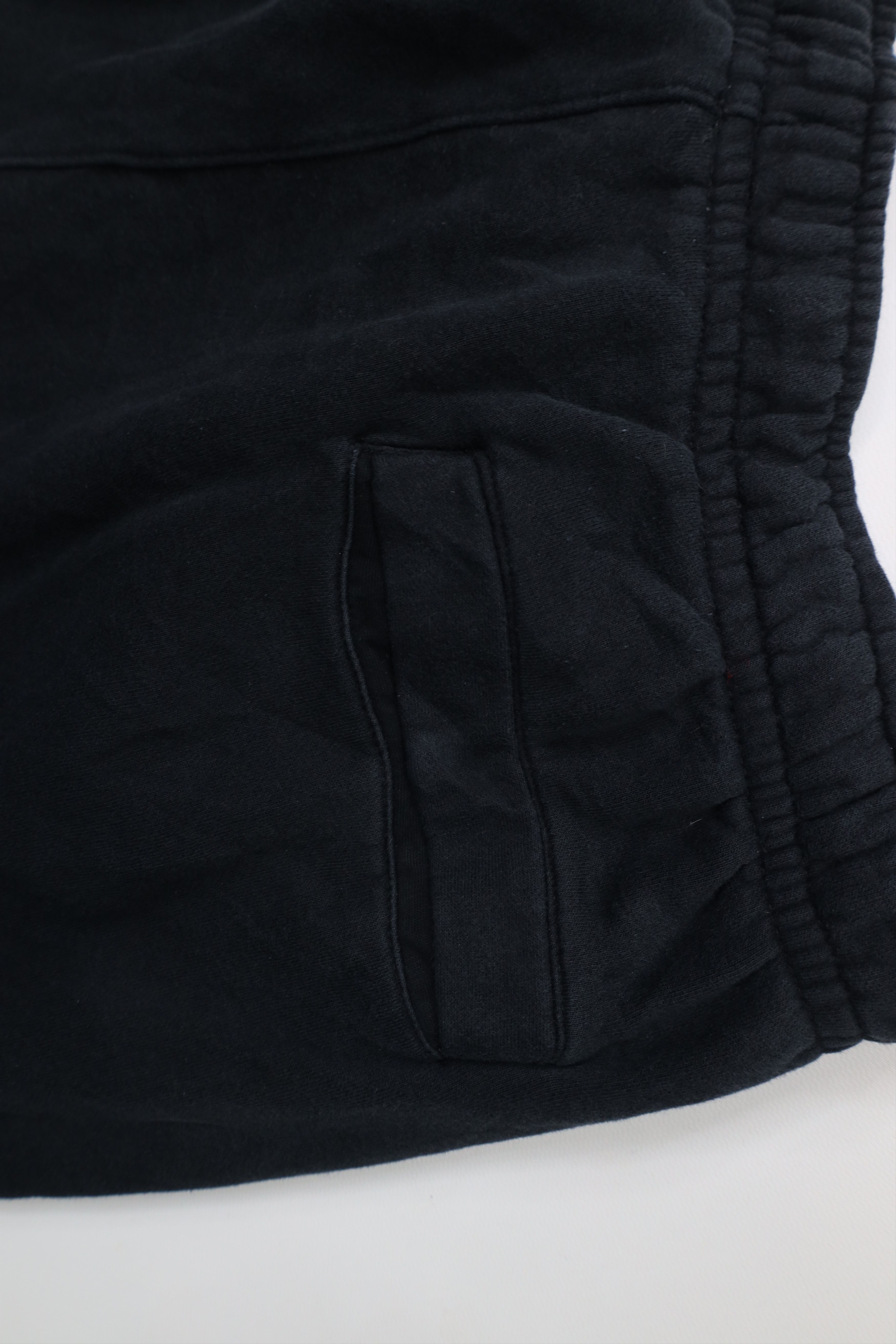 Nike × Vintage Vintage Nike Scott Mini Swoosh Wide Leg Sweatpants Black Size US 40 / EU 56 - 13 Thumbnail