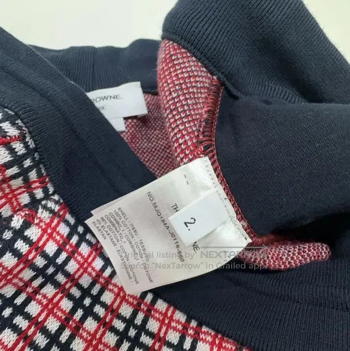Thom Browne Thom Browne Red Cotton Check Jacquard Sweatshorts. Size US 30 / EU 46 - 5 Thumbnail