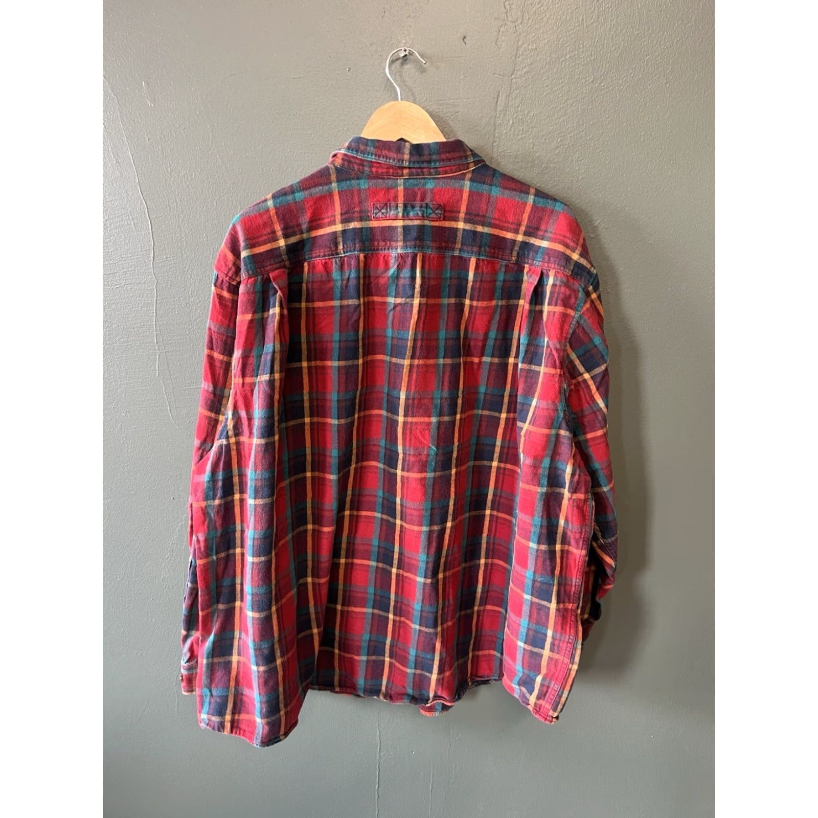 Vintage Duluth Trading Co. Mens Red Plaid Long Sleeve Button Up Flannel Shirt 3XL Regular Size Mens Size US XXL / EU 58 / 5 - 2 Thumbnail
