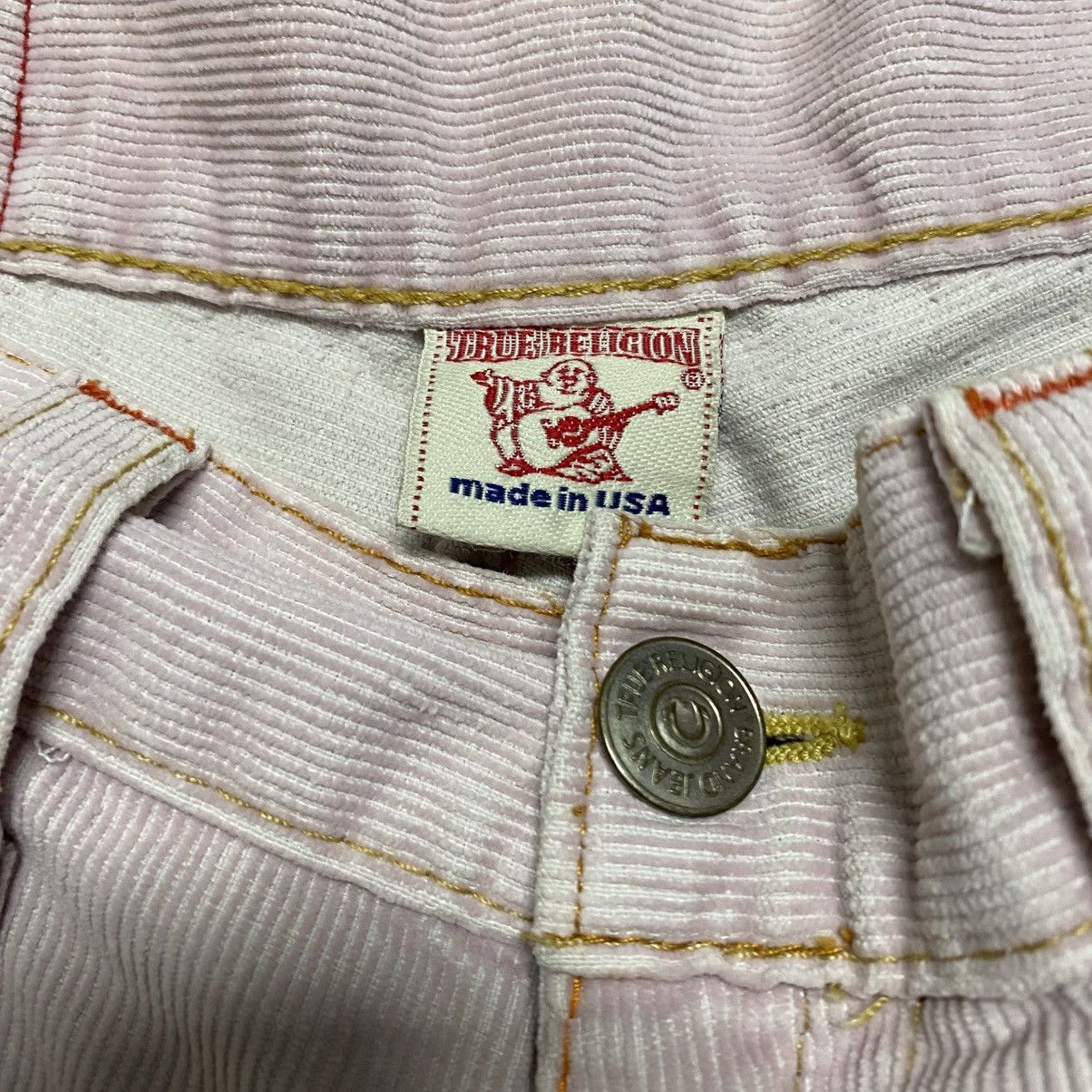 True Religion True Religion Dyed&Stone Corduroy Jeans Size US 34 / EU 50 - 16 Thumbnail