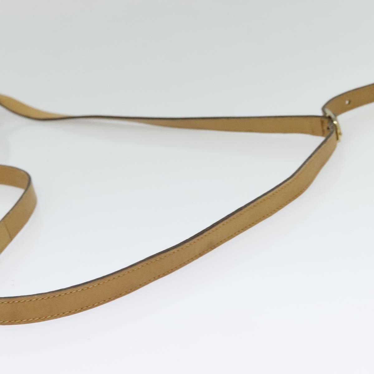 Celine CELINE Macadam Canvas Shoulder Bag Beige Gold Size ONE SIZE - 7 Thumbnail