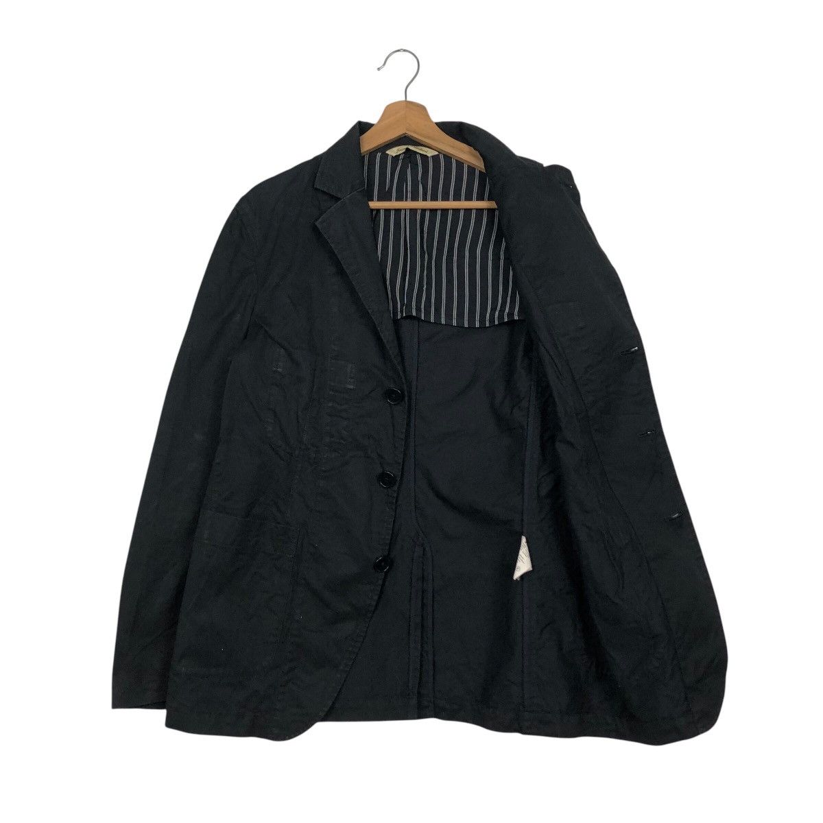 Issey Miyake 📌Vintage Chore Work Jacket Journal Standard Blanket Striped Size US L / EU 52-54 / 3 - 12 Thumbnail