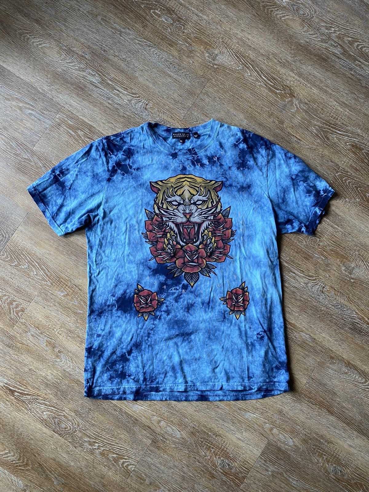 Affliction × Vintage Vintage Affliction Black Label Tie-Dye Graphic T-Shirt Size US XL / EU 56 / 4 - 1 Thumbnail