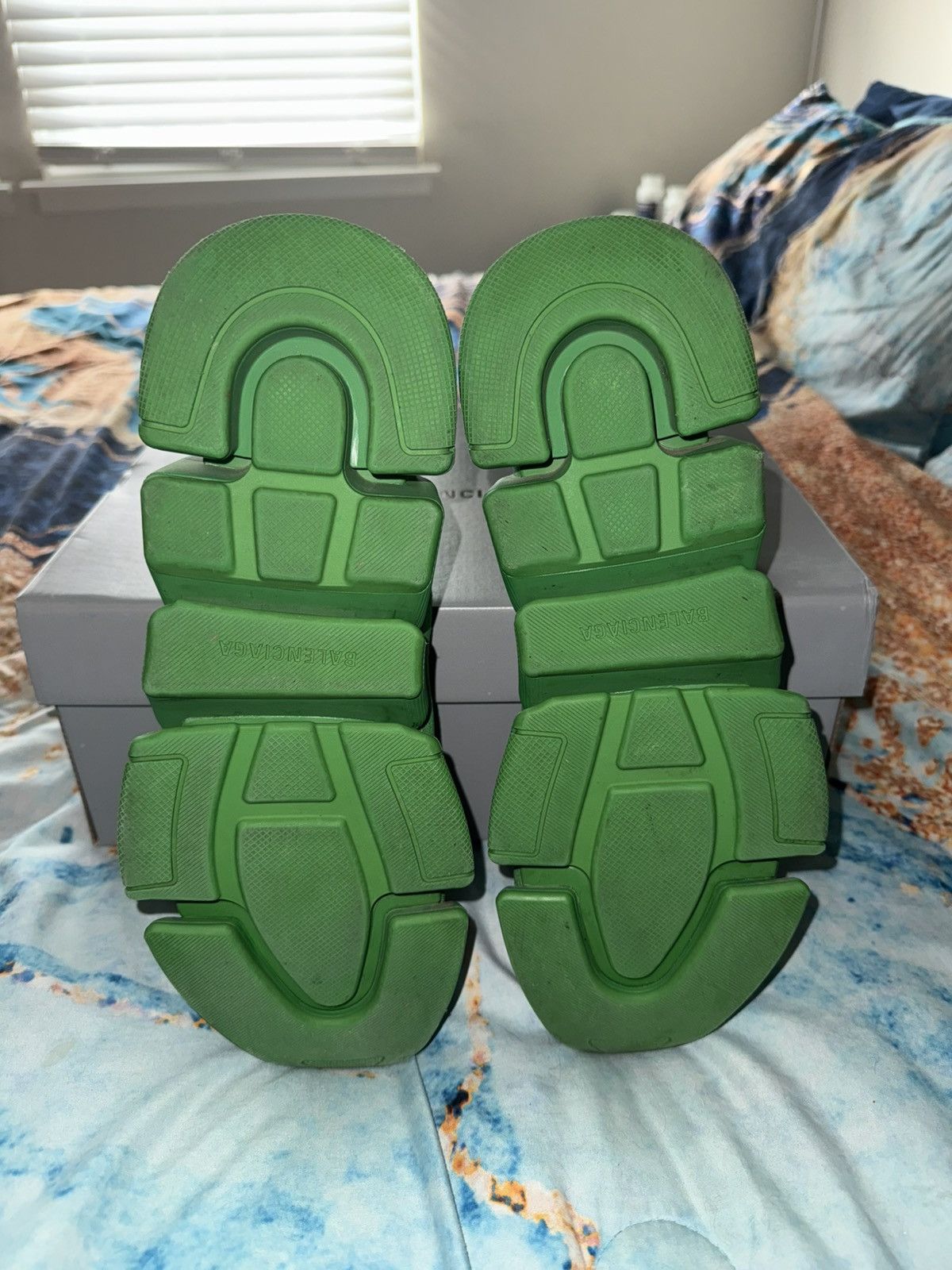 Balenciaga Balenciaga Green Sock Sneakers - Size E 45 Size US 12 / EU 45 - 8 Thumbnail