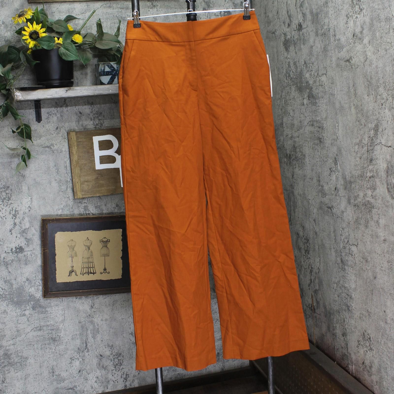 Calvin Klein Nwt Calvin Klein Work Wear Dress Pants Tera Orange Brown 8 Size 30" / US 8 / IT 44 - 1 Thumbnail