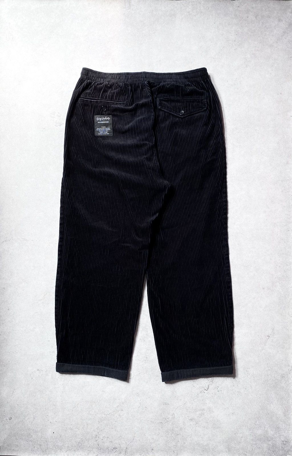 GU × Undercover GU x UNDERCOVER CORDUROY PANT BLACK Size US 34 / EU 50 - 1 Thumbnail