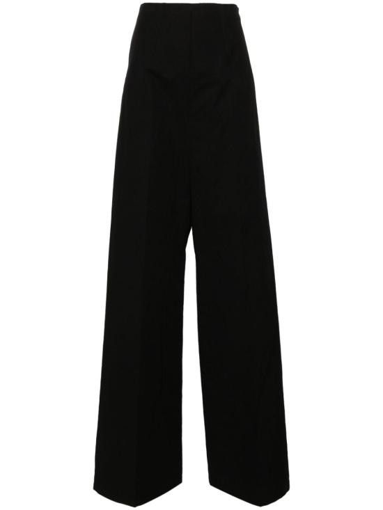 Sportmax SPORTMAX Women Straight Pants 12131023600 008 Black Size 27" / US 4 / IT 40 - 1 Thumbnail