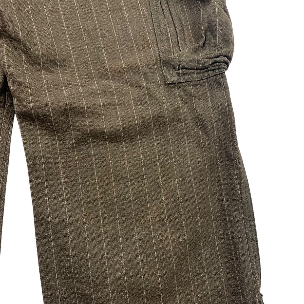 Japanese Brand CLONEDEVGRU Japanesebrand stripe design cargo pants Size US 32 / EU 48 - 21 Thumbnail