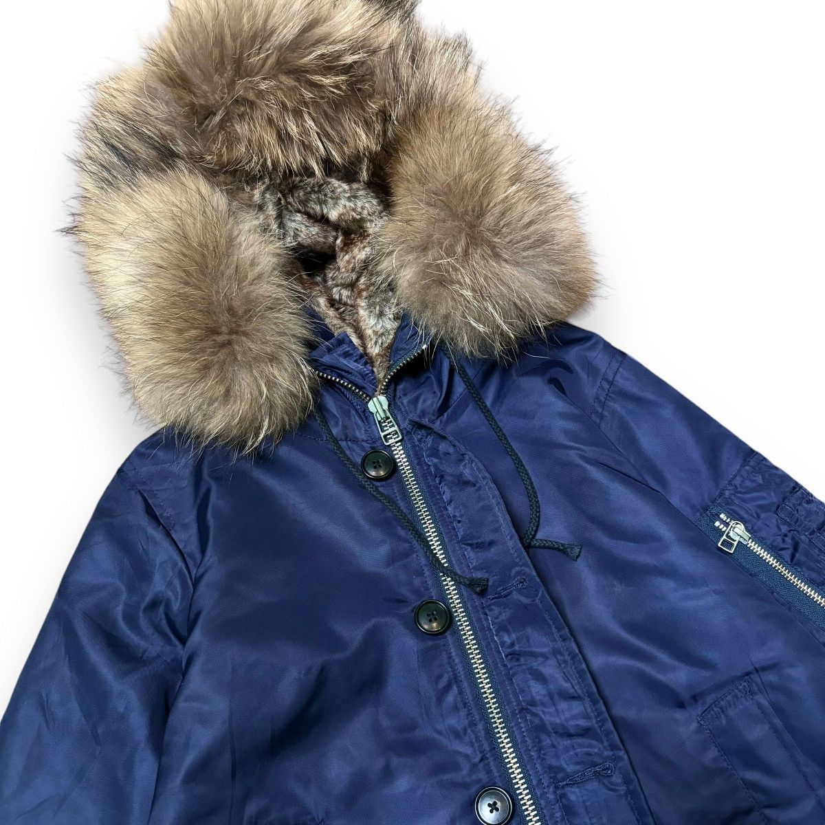 14th Addiction × If Six Was Nine × Le Grande Bleu (L.G.B.) Kiffe Ifsixwasnine LGB Style fur jacket vintage Y2K japan Size US S / EU 44-46 / 1 - 5 Thumbnail