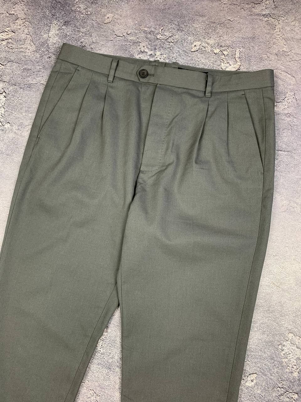 Allsaints AllSaints Gray Wool Blend Trousers W32 Tailored Cropped Fit Size US 34 / EU 50 - 3 Thumbnail