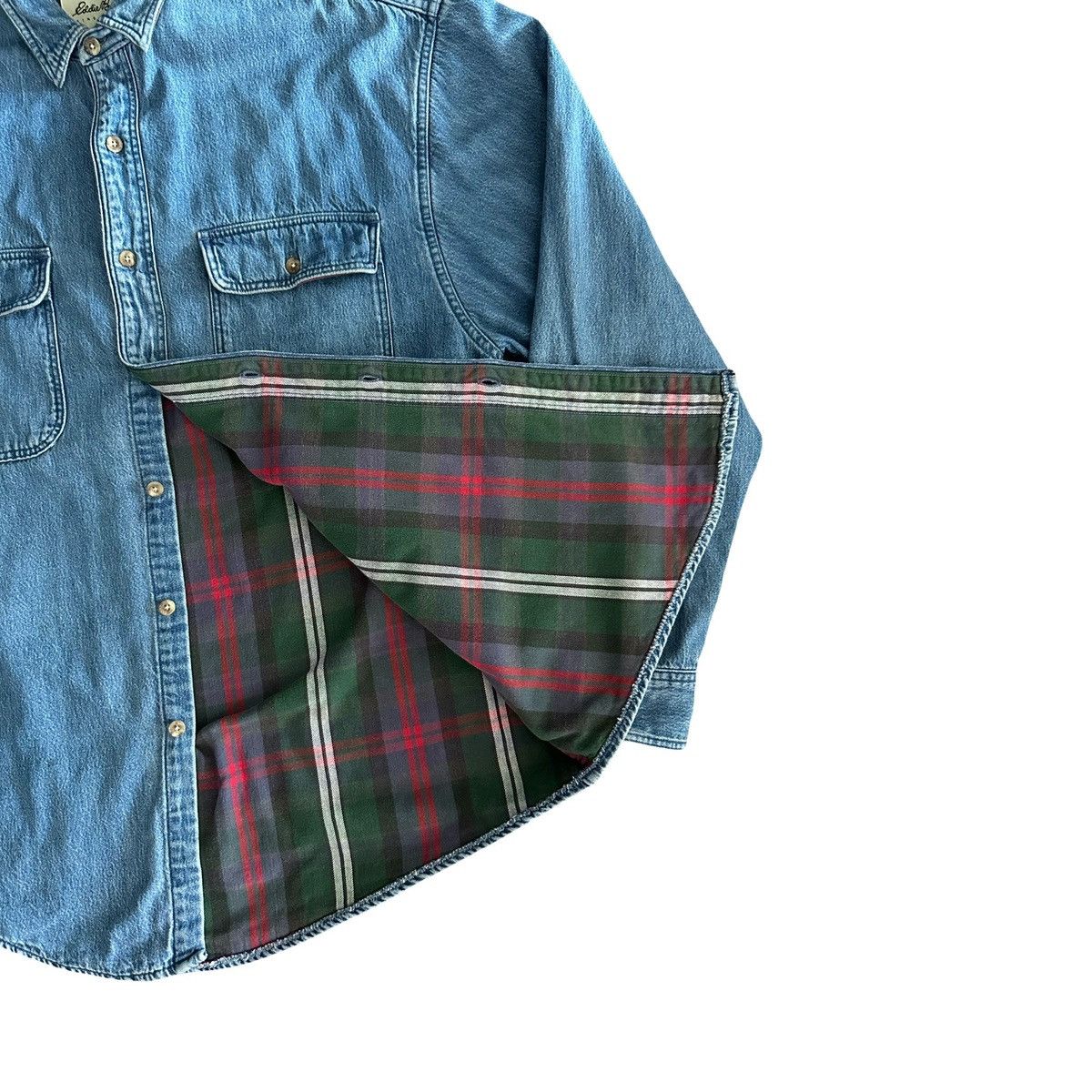 Eddie Bauer Vintage Eddie Bauer Plaid Lined USA M Size US XL / EU 56 / 4 - 6 Thumbnail