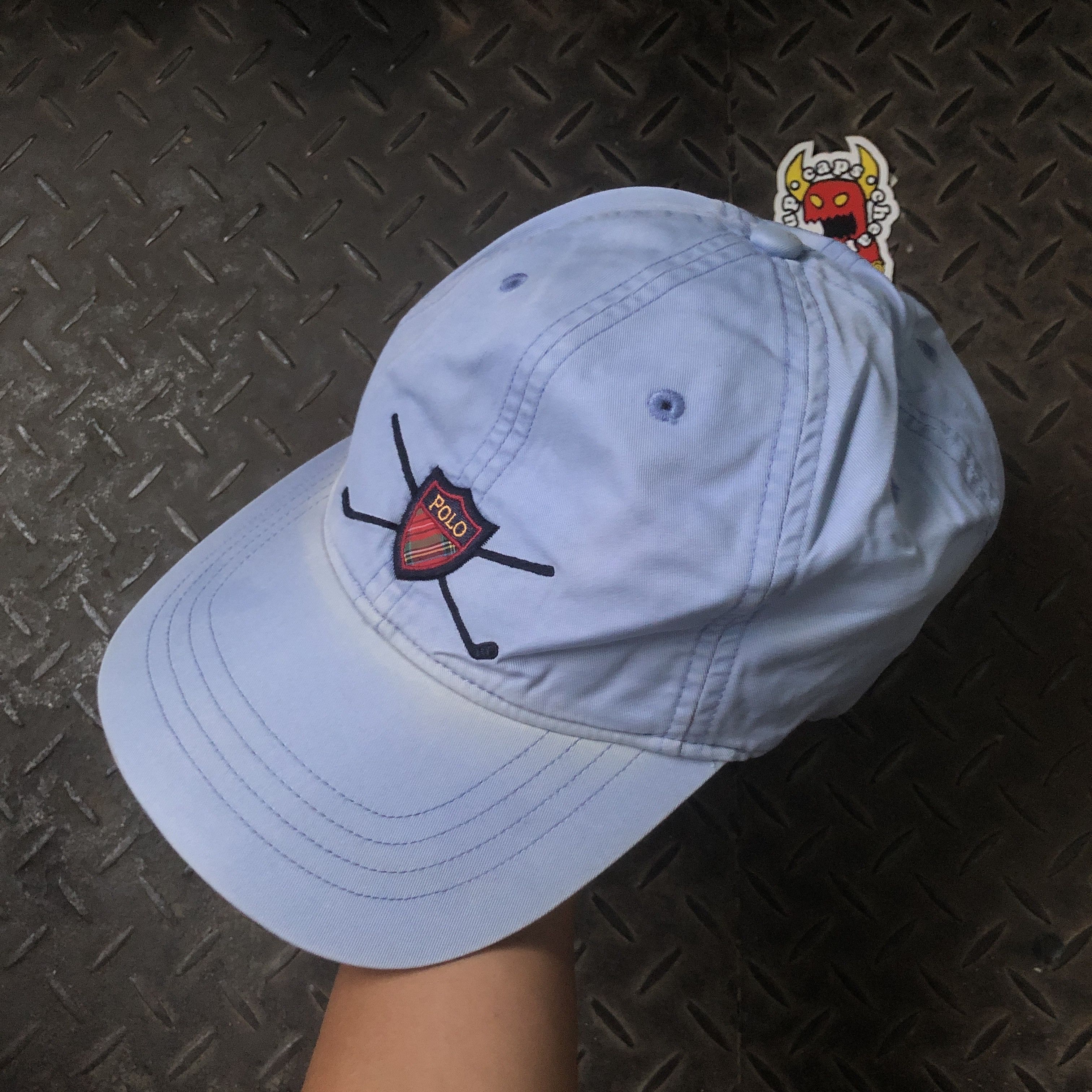 Polo Ralph Lauren Vintage Polo Sport Ralph Lauren Golf Logo Sunfaded Hat Size ONE SIZE - 3 Thumbnail