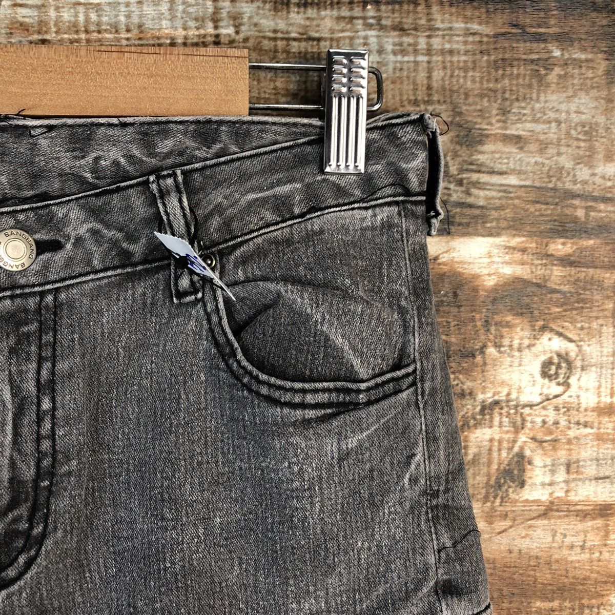 Japanese Brand Bang Bang Grey utility tactical cargo Pants #A2390 Size US 27 - 8 Thumbnail