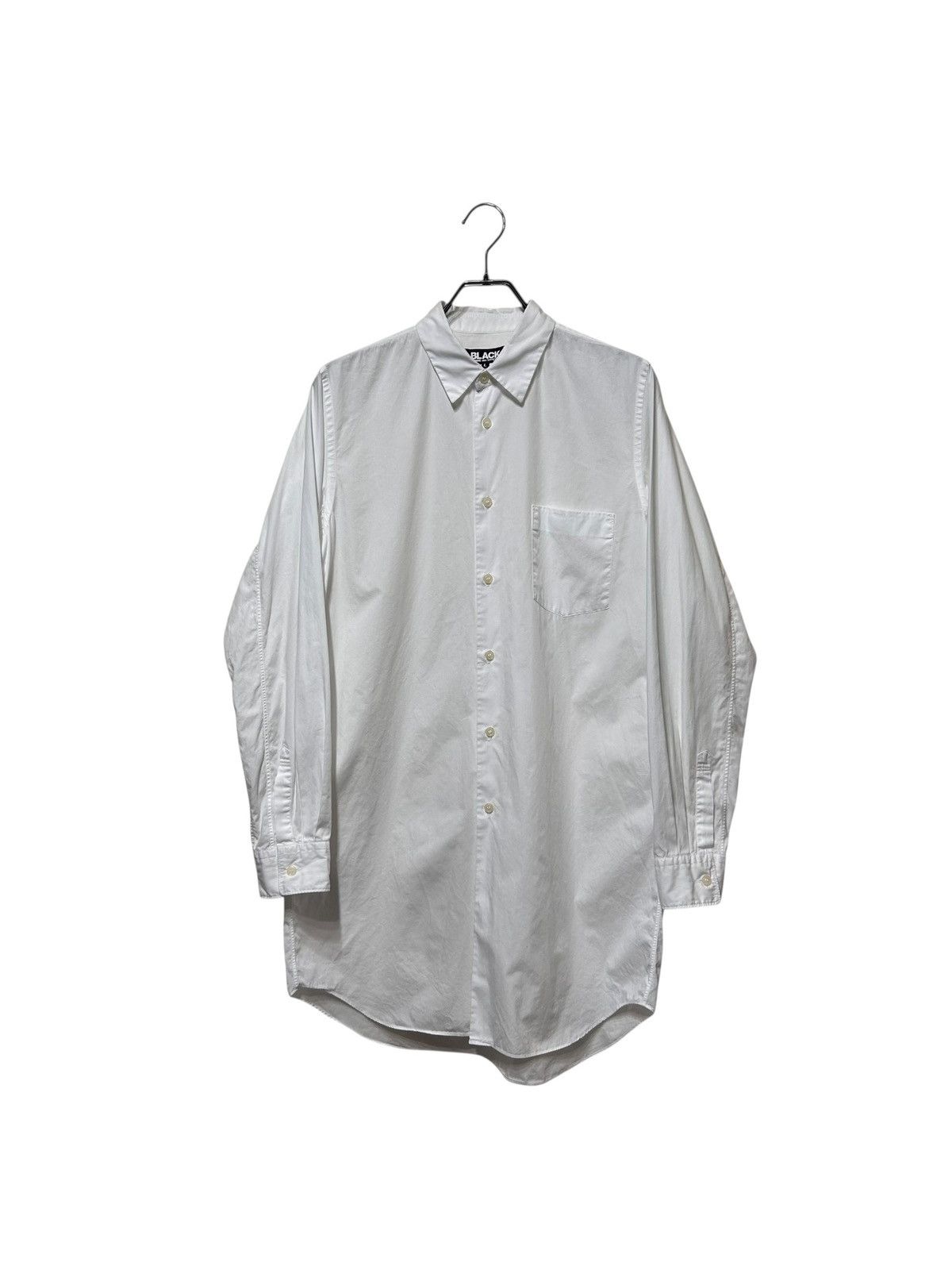 Comme des Garcons 638 BLACK Comme Des Garcons long shirt men casual L cotton Size US L / EU 52-54 / 3 - 1 Thumbnail
