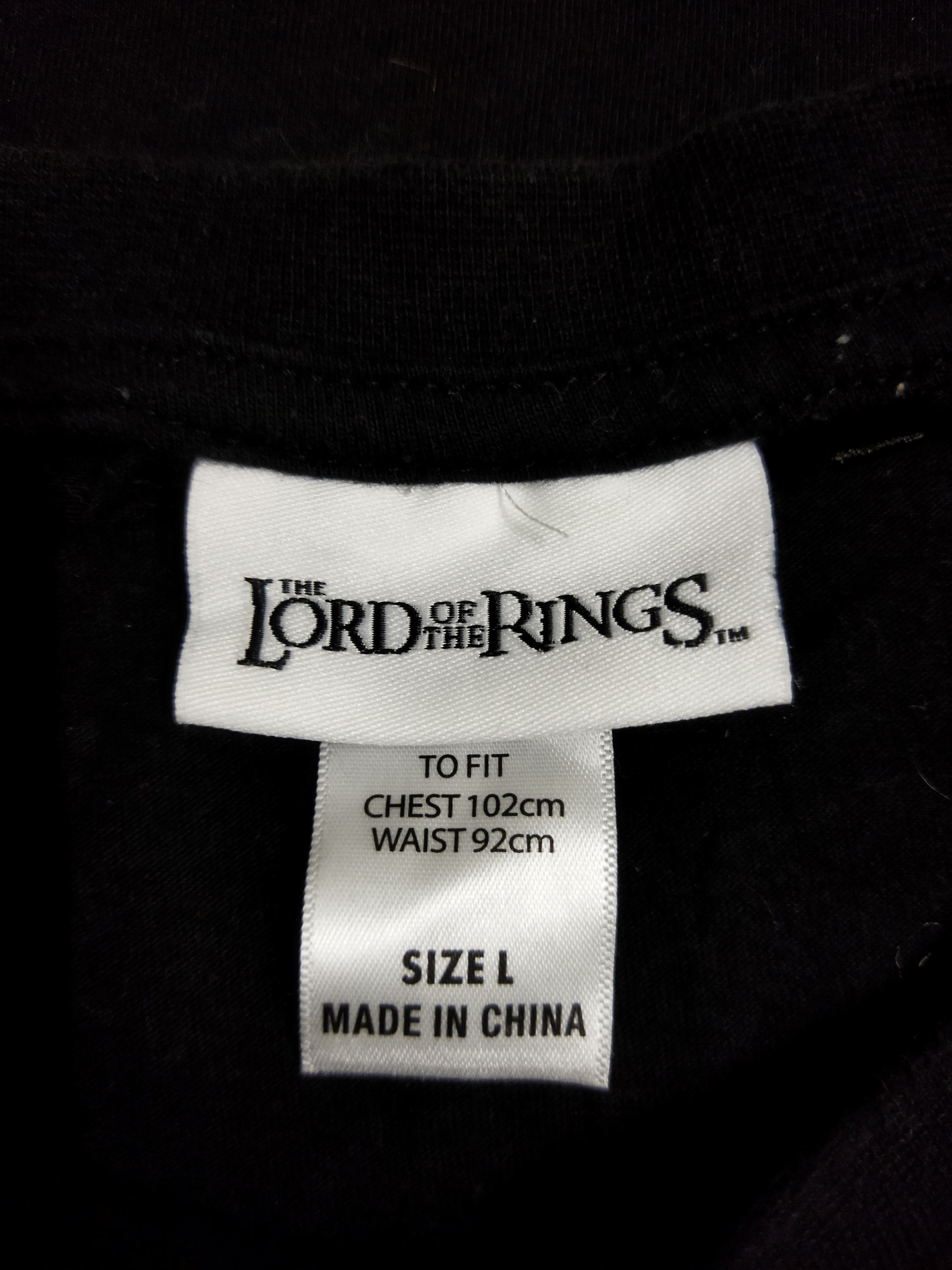 Other The Lord Of The Rings Tee Size US L / EU 52-54 / 3 - 5 Thumbnail