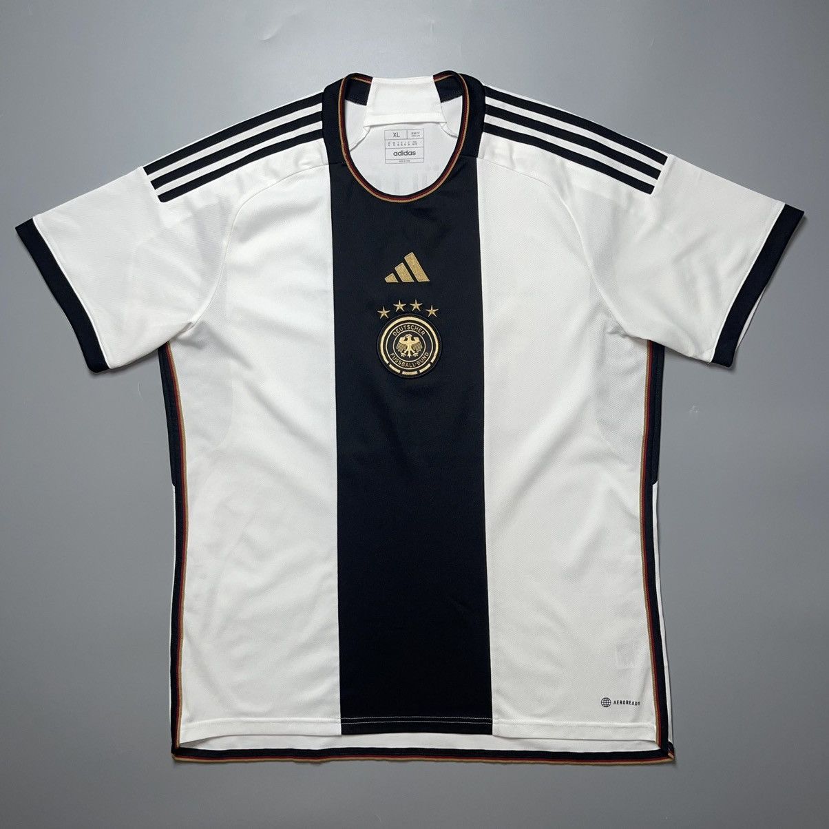 Adidas GERMANY ADIDAS 2022 WORLD CUP SOCCER HOME JERSEY #13 MULLER Size US XL / EU 56 / 4 - 2 Thumbnail