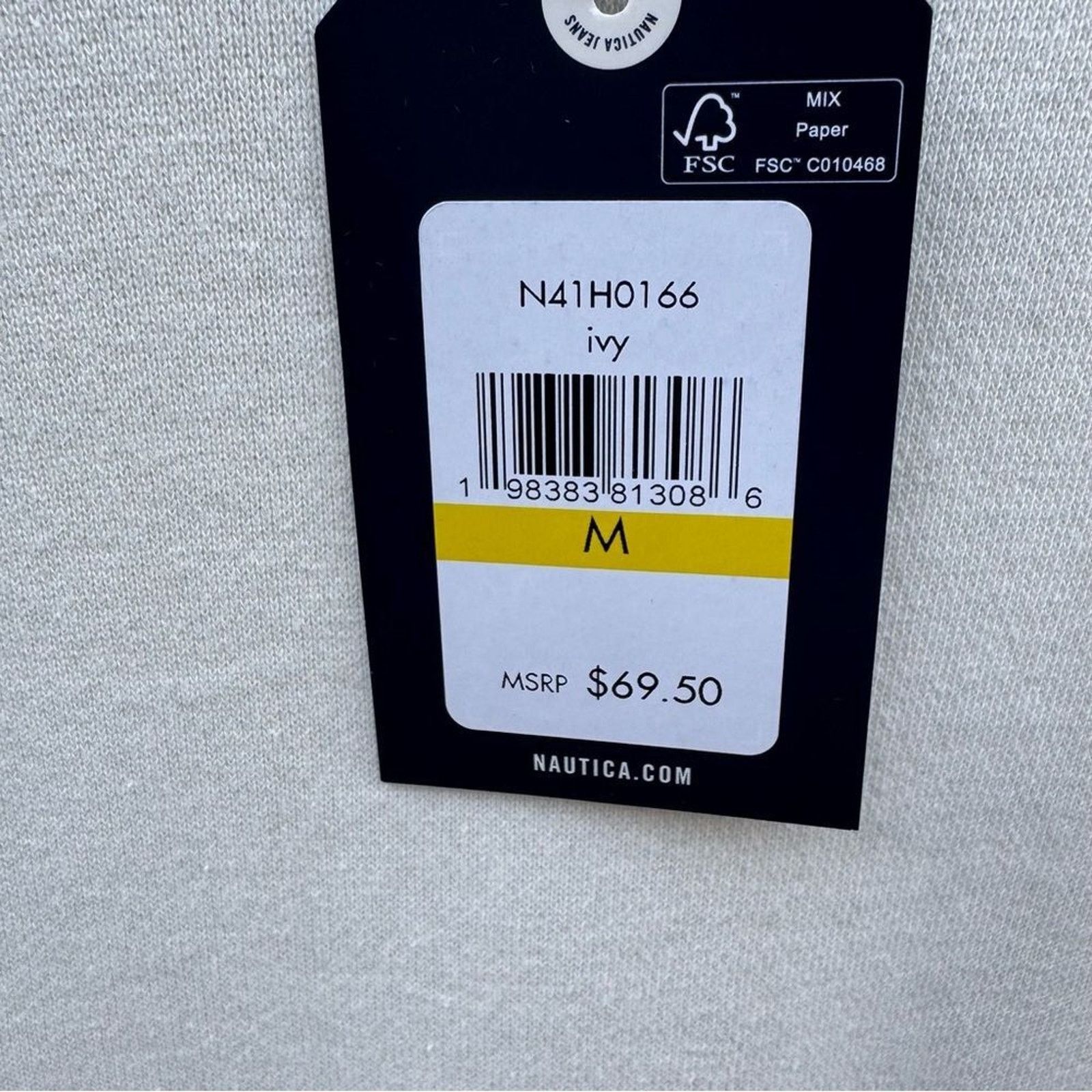 Nautica NWT New Nautica Jeans Womens Medium Crew Neck Sweatshirt Size M / US 6-8 / IT 42-44 - 4 Thumbnail