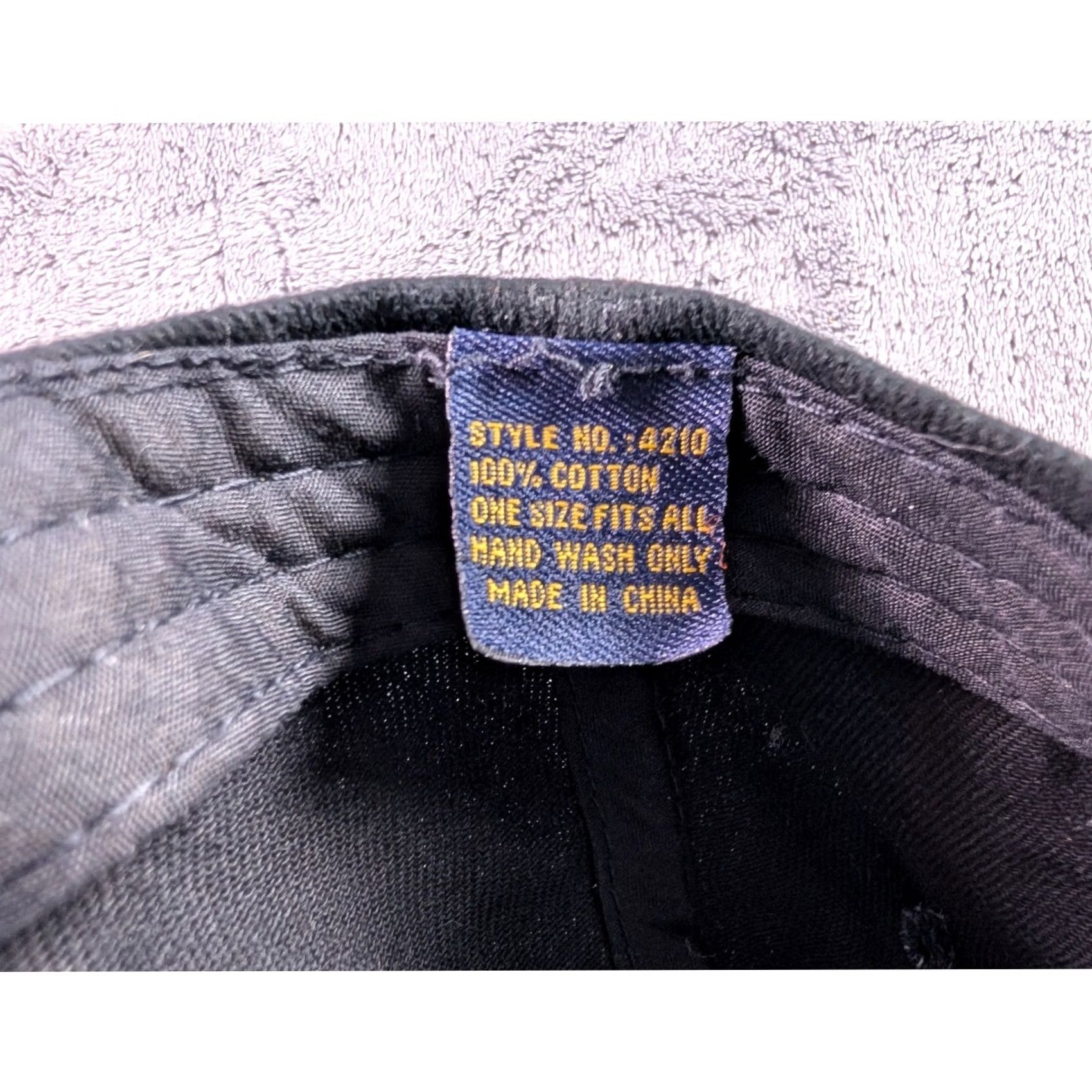 Vintage BNSF Railway Baseball Cap Black Cotton Adjustable Hat Style 4210 Train Railroad Unisex Adults One Size Twill Solid Size ONE SIZE - 5 Thumbnail