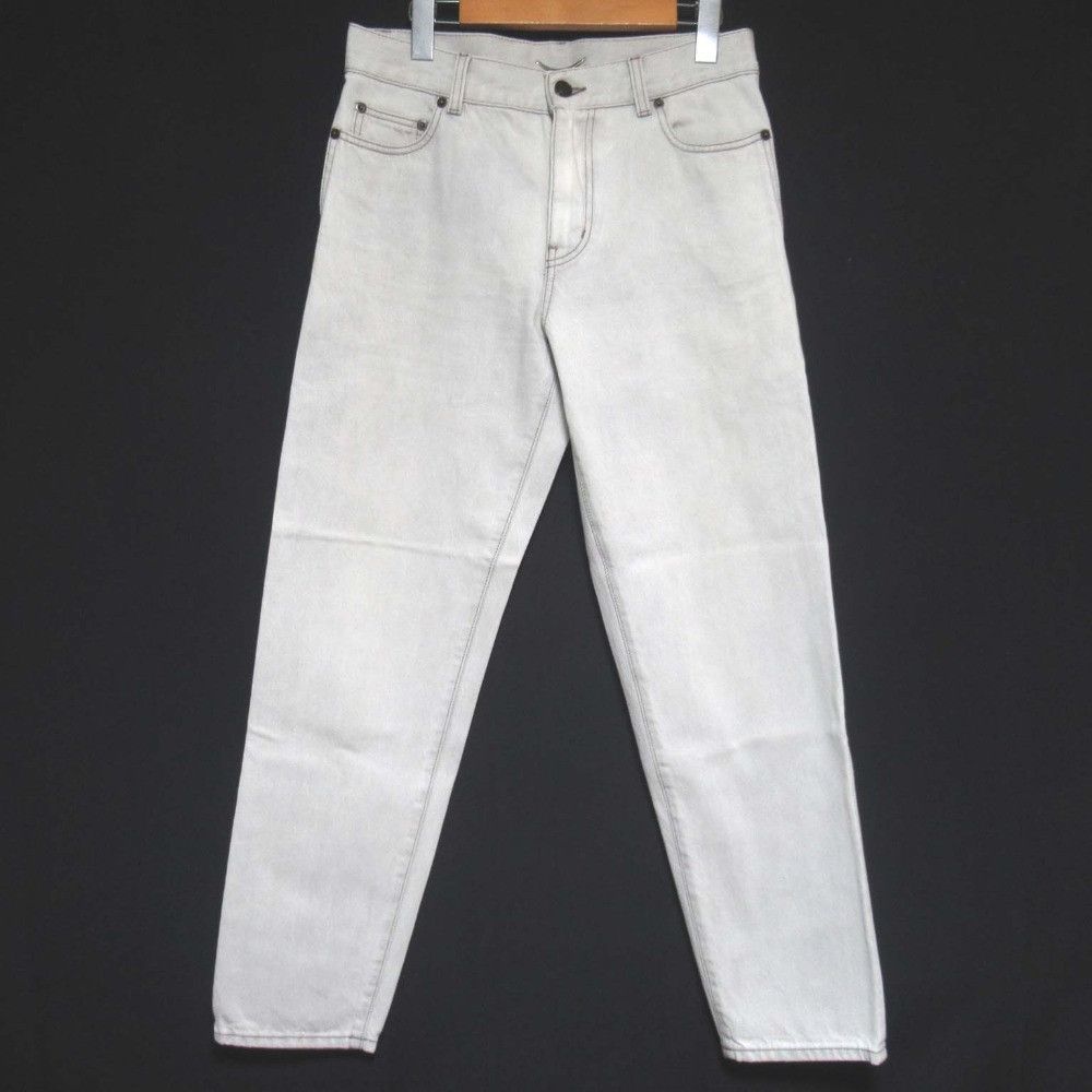 Yves Saint Laurent Yves Saint Laurent Saint Laurent Paris RELAXED STRAIGHT-CUT Denim Pants Denim Jeans 644678 Y01KA DUTY FREE for USA Size ONE SIZE - 1 Thumbnail