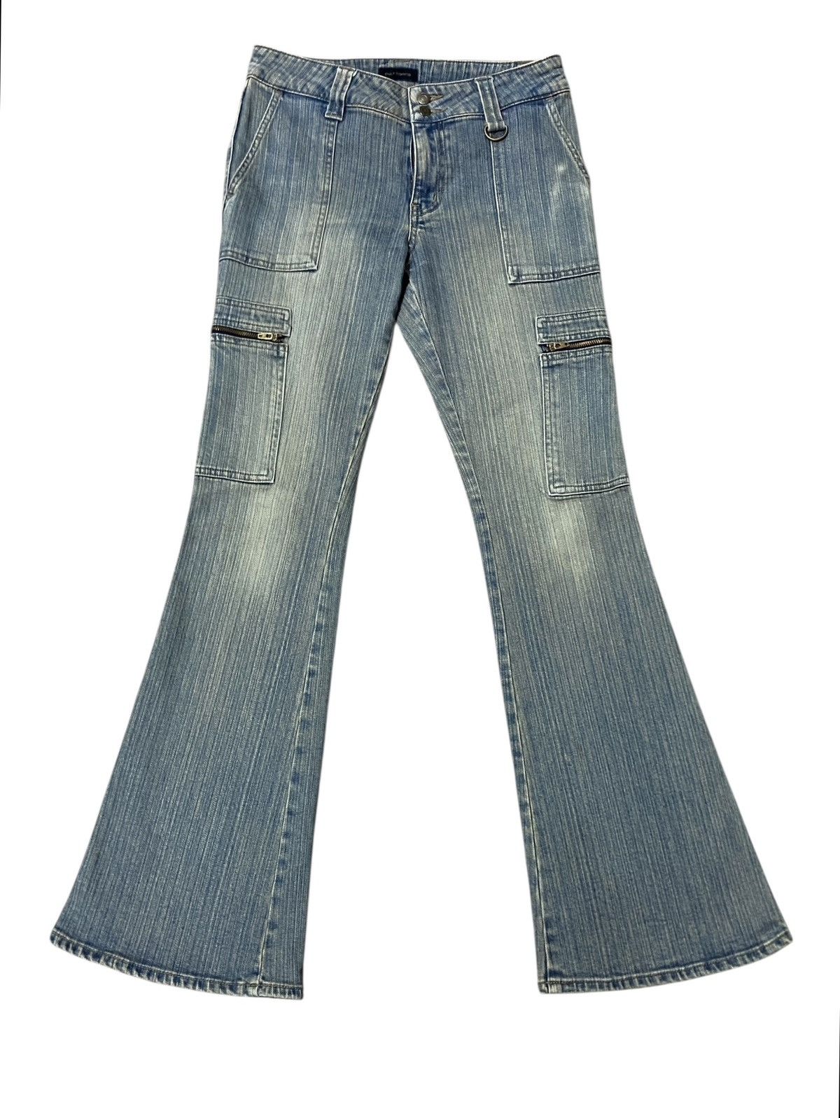 Japanese Brand Rare Vintage Japanese Brand Daily Topics Flared Jeans 1990s Size US 28 / EU 44 - 1 Thumbnail