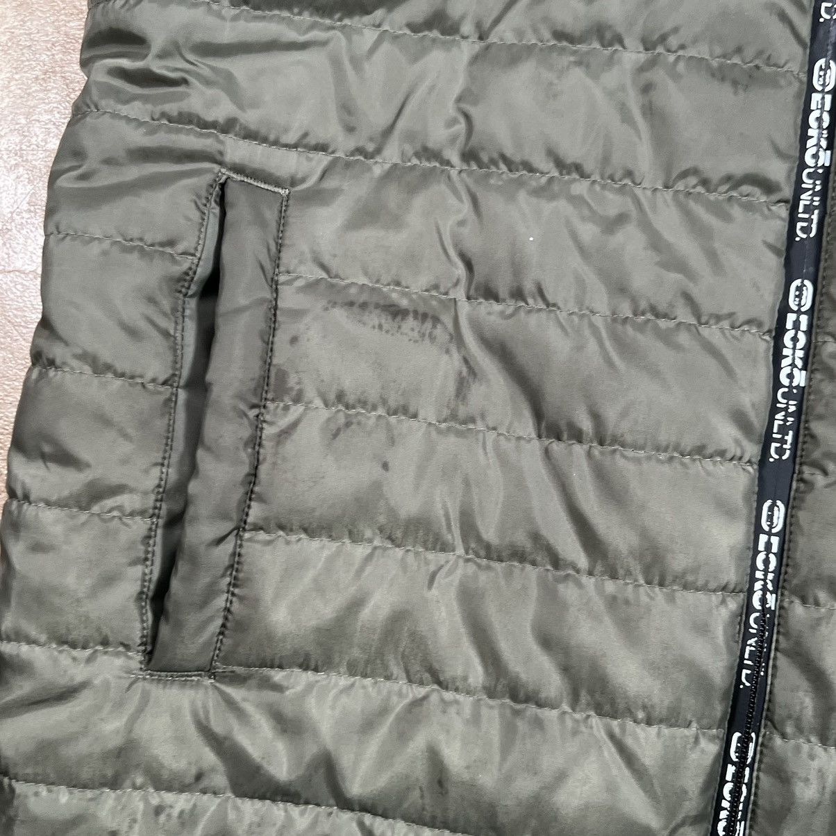 Ecko Unltd. × Marc Ecko Y2k Ecko Unltd Olive Green Hooded Puffer Vest Size Medium Size US M / EU 48-50 / 2 - 6 Thumbnail