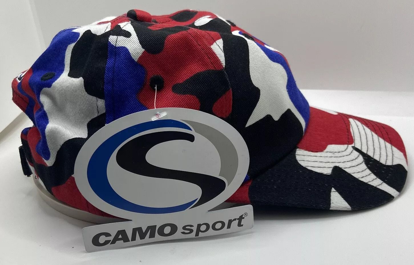 Other Baseball Cap - Adjustable - Red/White/Blue/Black Pattern Size ONE SIZE - 7 Thumbnail
