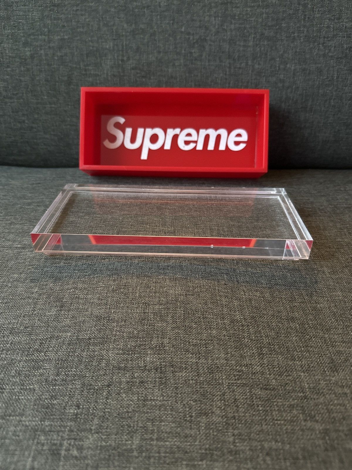 Supreme Supreme Acrylic Lucite Box Red Size ONE SIZE - 2 Thumbnail