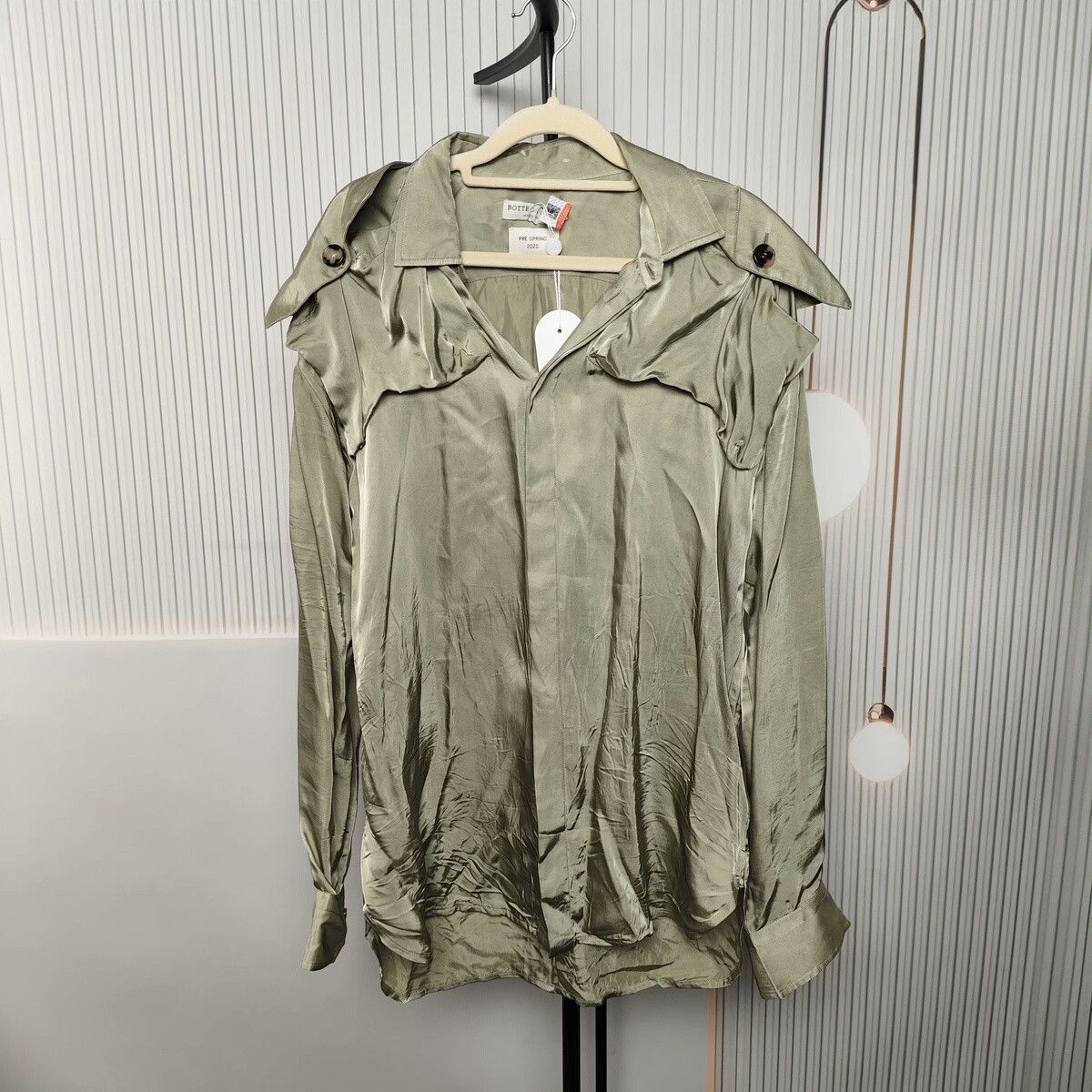 Bottega Veneta Bottega Veneta Silk Shirt Size US XS / EU 42 / 0 - 1 Thumbnail