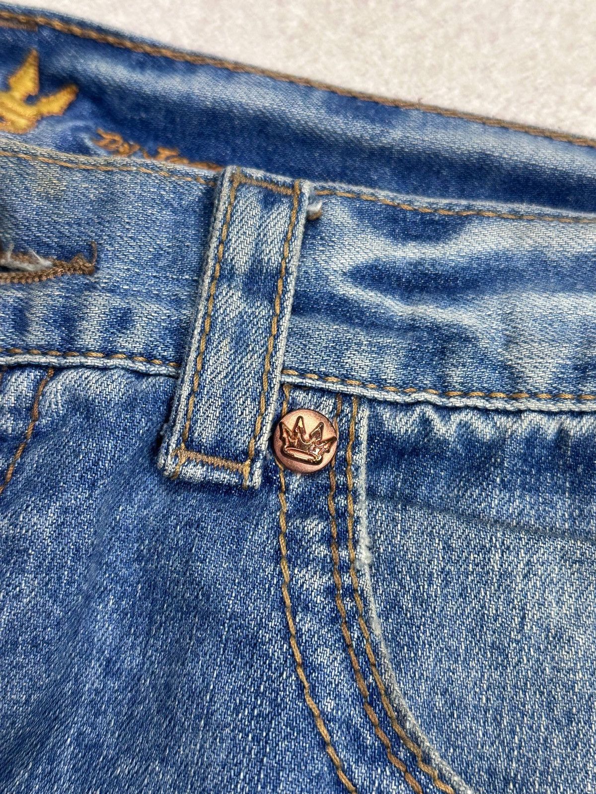 JNCO Vintage 90s JNCO Embroidery Baggy Jeans Y2K 36x30 Size US 36 / EU 52 - 8 Thumbnail