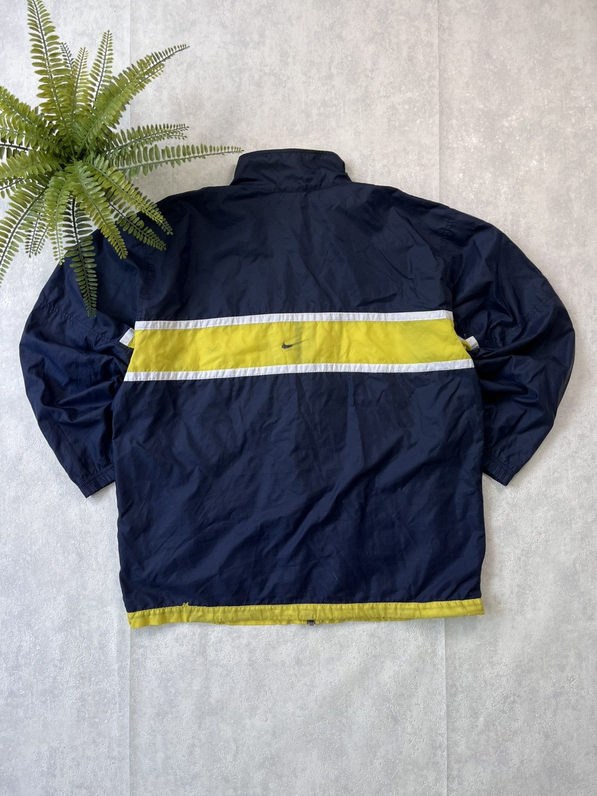 Nike × Vintage 90’s NIKE RETRO Y2K SWOOSH LOGO SPELLOUT NYLON TRACK JACKET Size US M / EU 48-50 / 2 - 2 Thumbnail