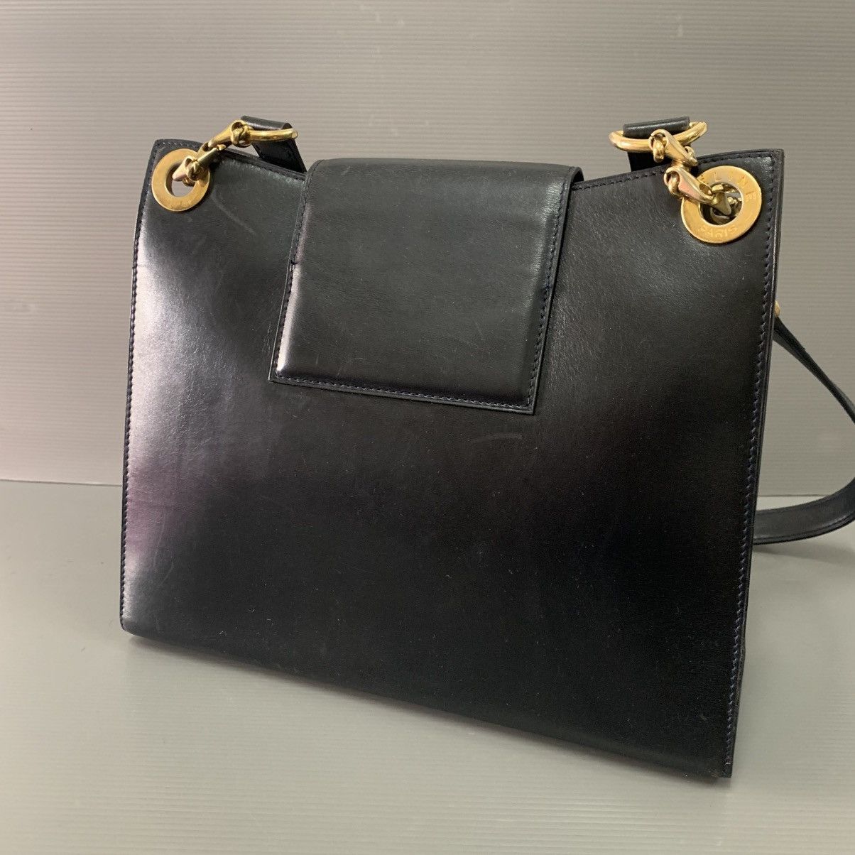 Celine Celine Box Leather Shoulder Bag Size ONE SIZE - 7 Thumbnail