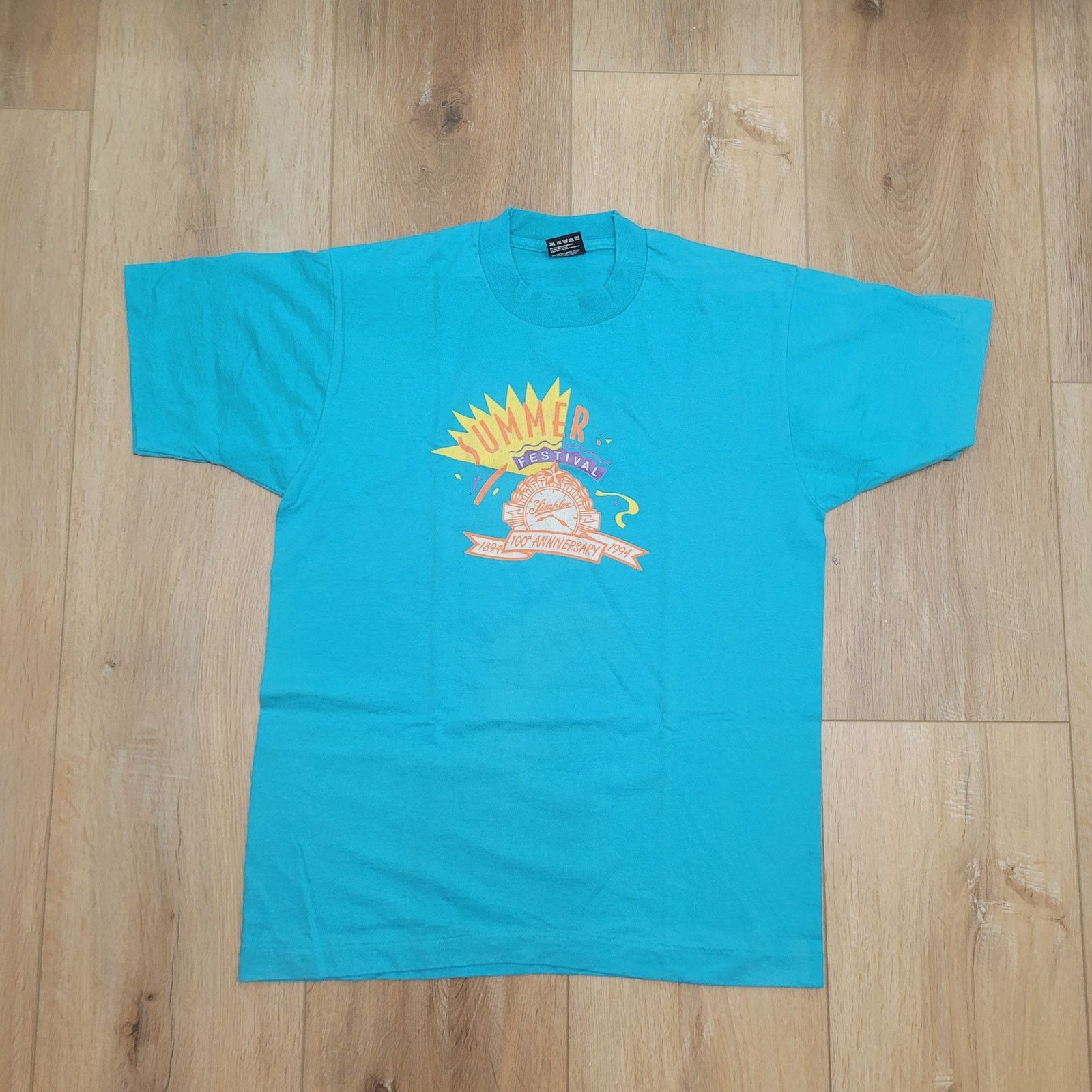 Fruit Of The Loom VTG 1994 50/50 PAPER THIN Single Stitch T-Shirt M USA Made Size US M / EU 48-50 / 2 - 1 Thumbnail