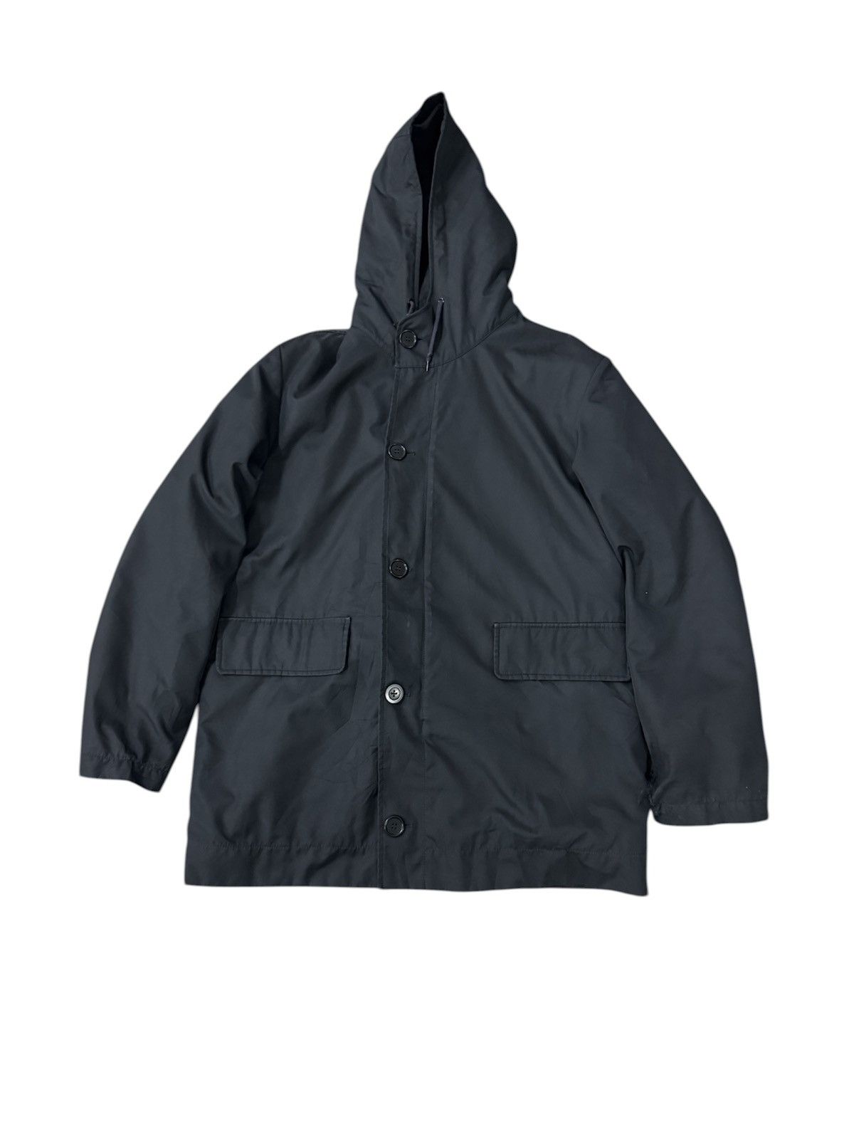 Helmut Lang Vintage 1999 AW Helmut Lang Hoodie Parka Jacket Size US S / EU 44-46 / 1 - 1 Thumbnail